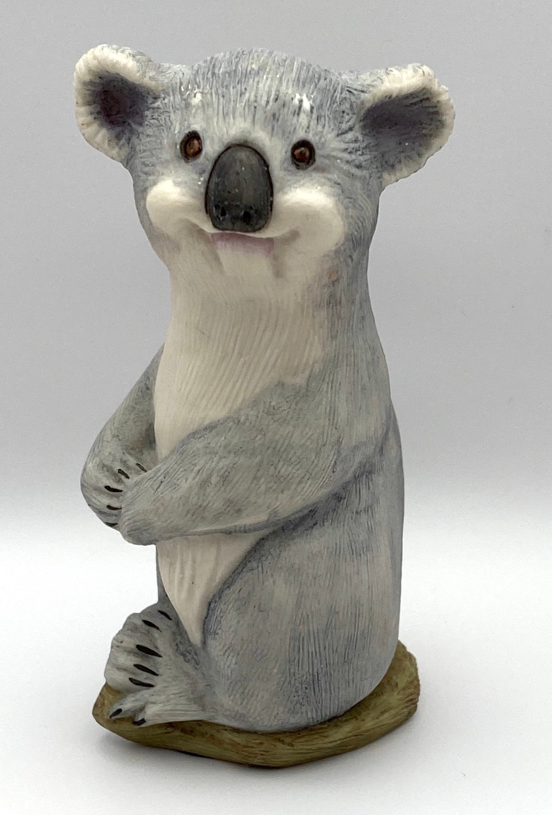Vintage 1984 Koala Bear Hand Painted Signed Figurine - Roslyn S. Carren