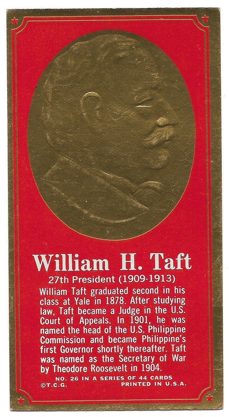 1965 Presidents and Famous Americans  WILLIAM H. TAFT #26