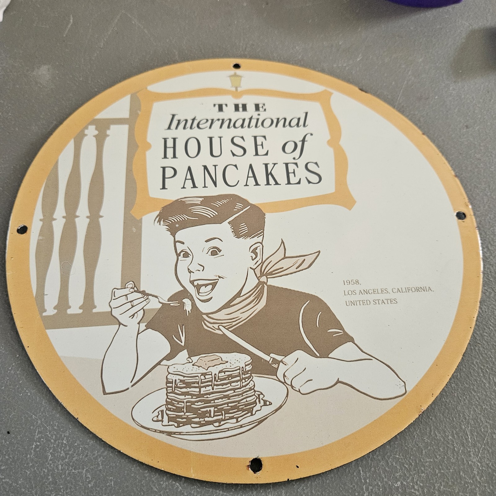 VINTAGE 1958 INTERNATIONAL HOUSE OF PANCAKES 12