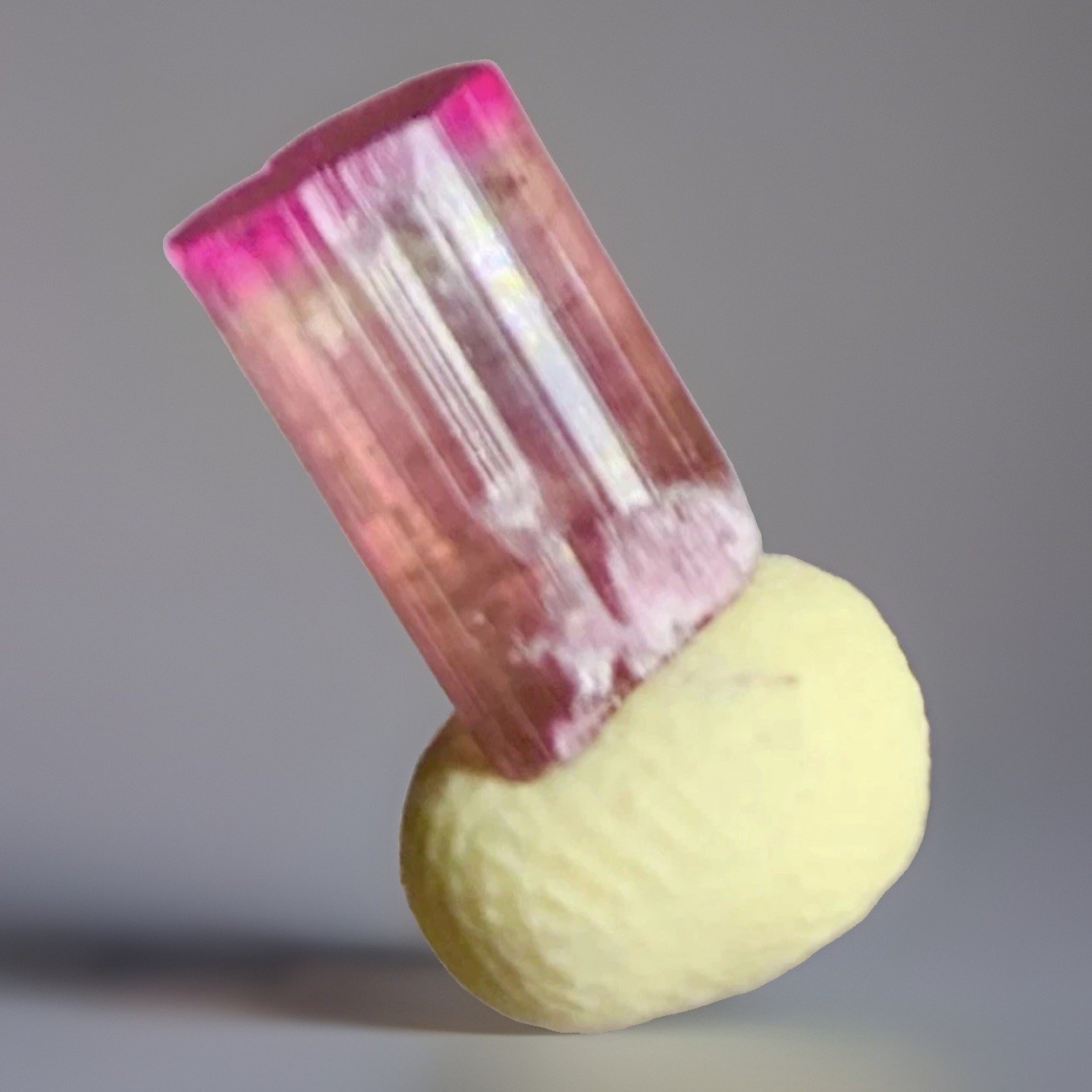 Wow Rare Pricey Magical Color Tourmaline Crystal Natural Raw Untreated Specimen