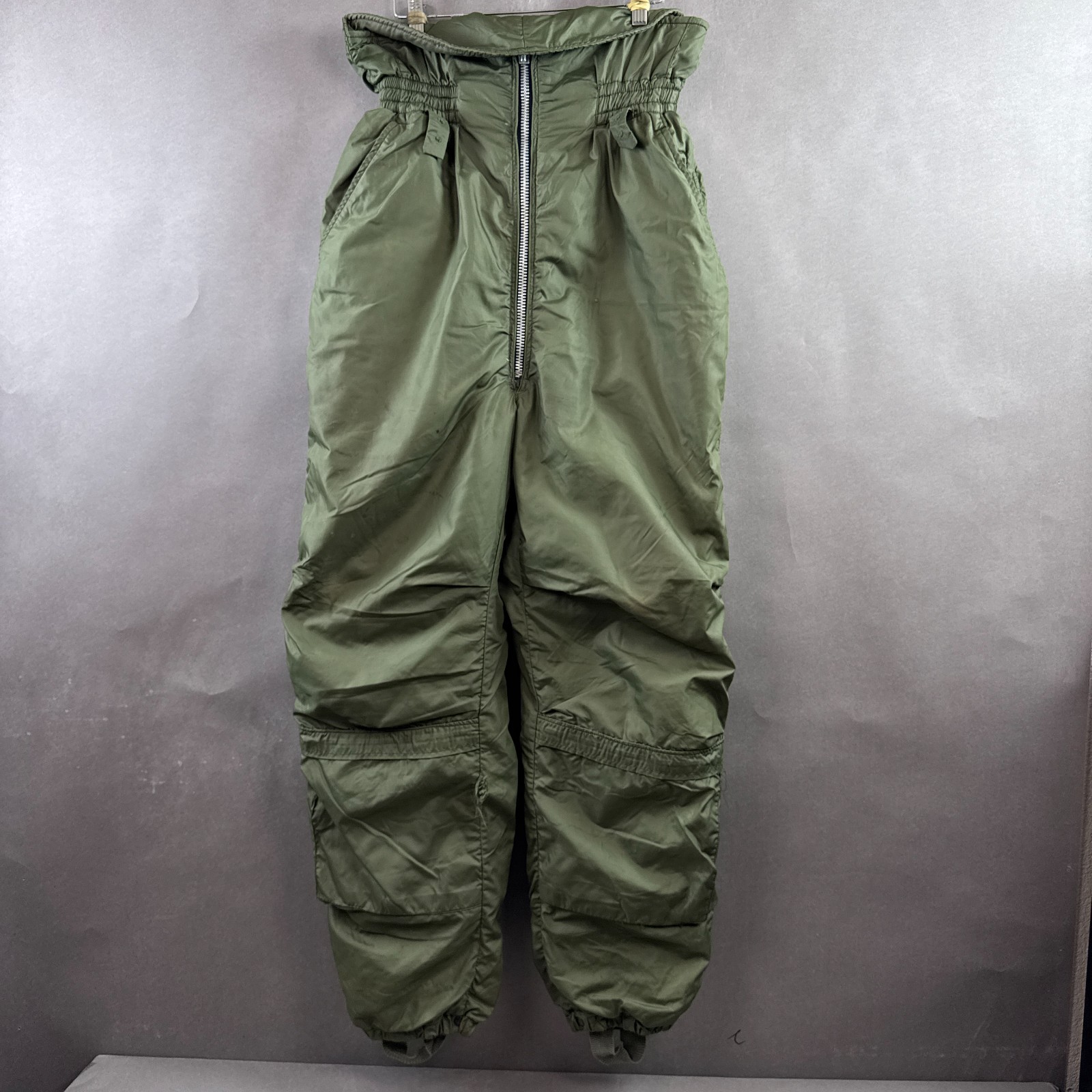 Vintage US Military Pants Mens 34 Green Winter Flying Flight 60s Vietnam Trouser