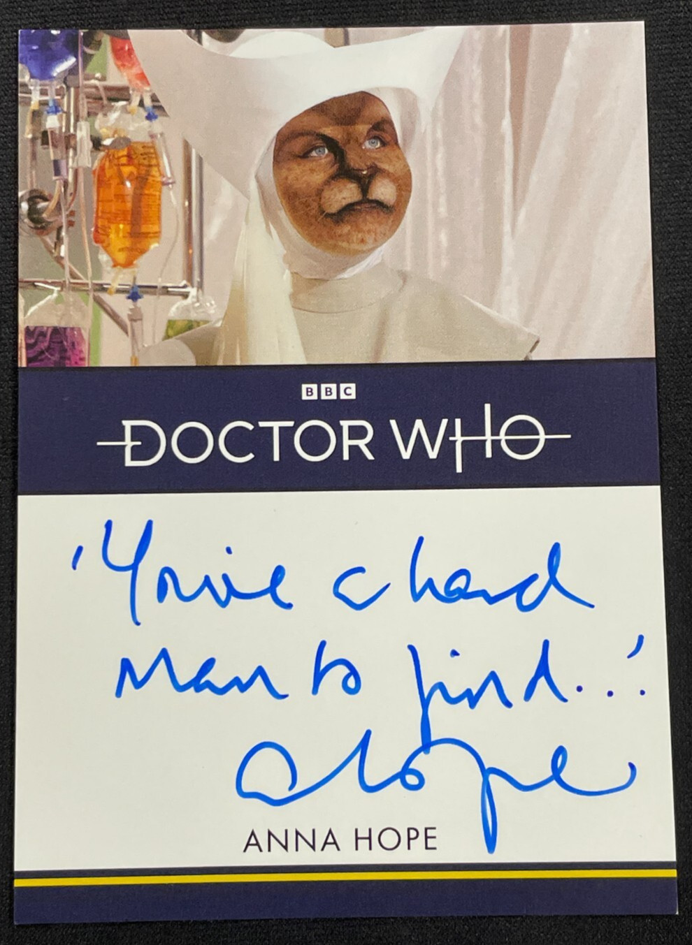 Anna Hope As Hame Auto Inscription 2018 BBC Doctor Who Rittenhouse