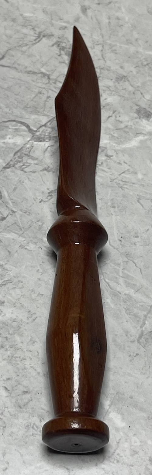 VTG Mulga Wood Wooden Letter Opener Desk Accessory 
