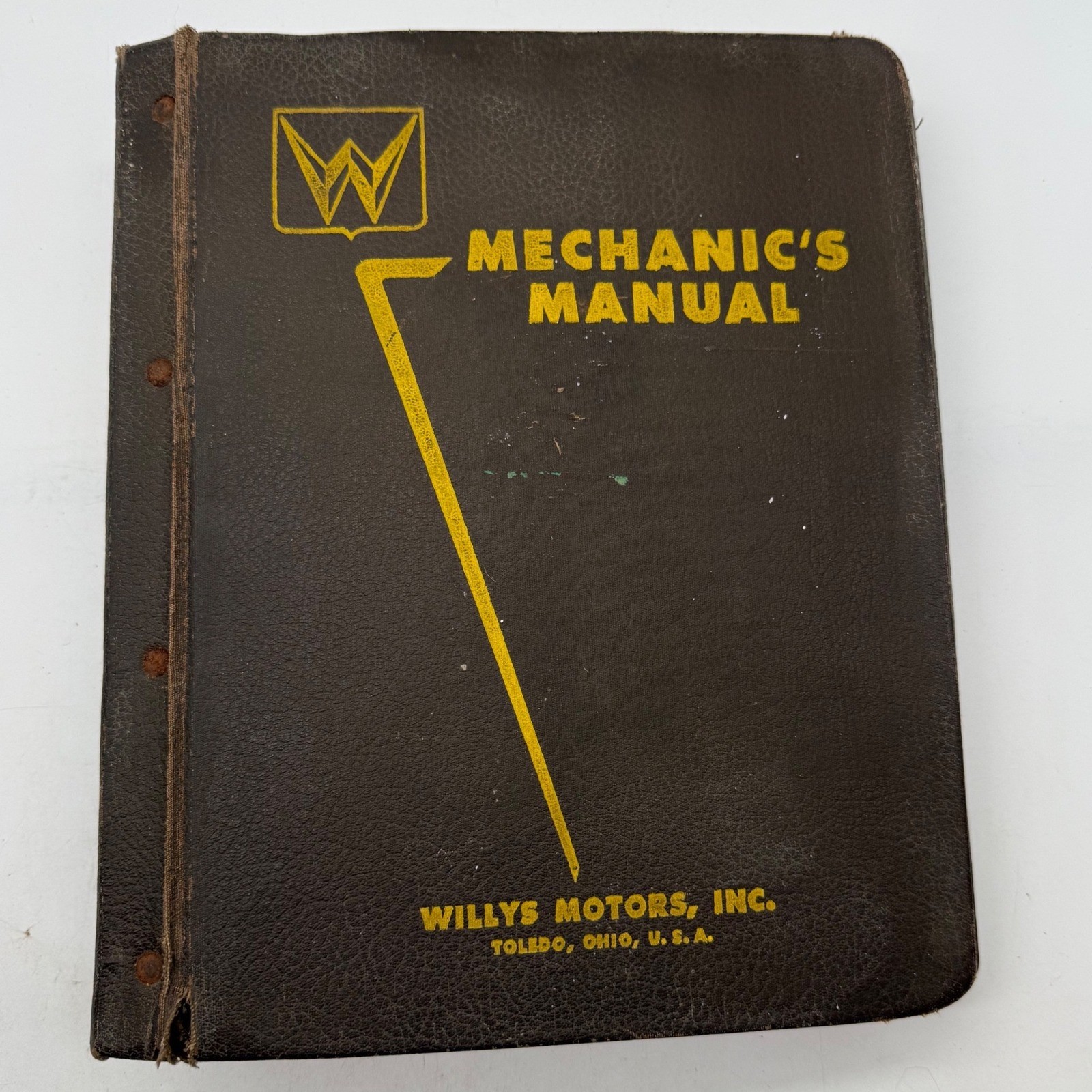 Vtg Willys Motors Mechanic Manual 1970s 1960s Chevy Champion spark plug Delco