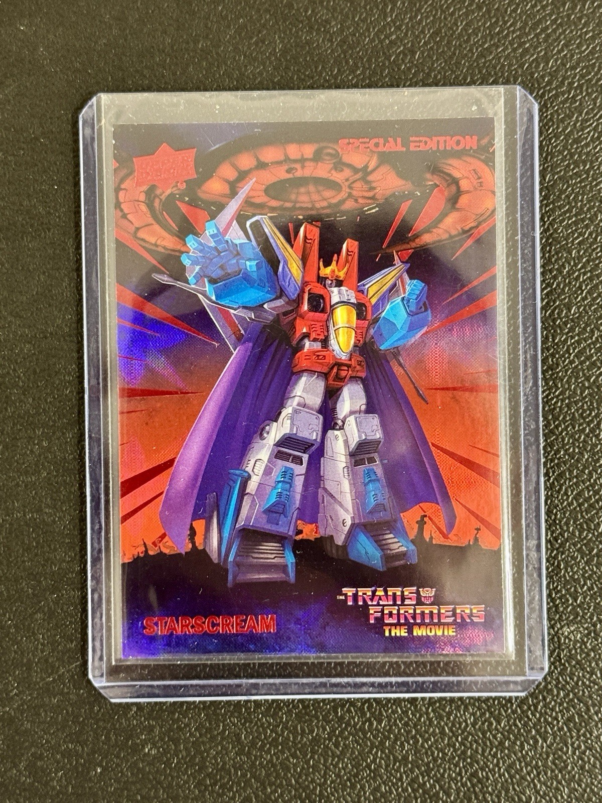 Upper Deck Transformers The Movie 40th Anniversary #9 Starscream Red Foil /1986