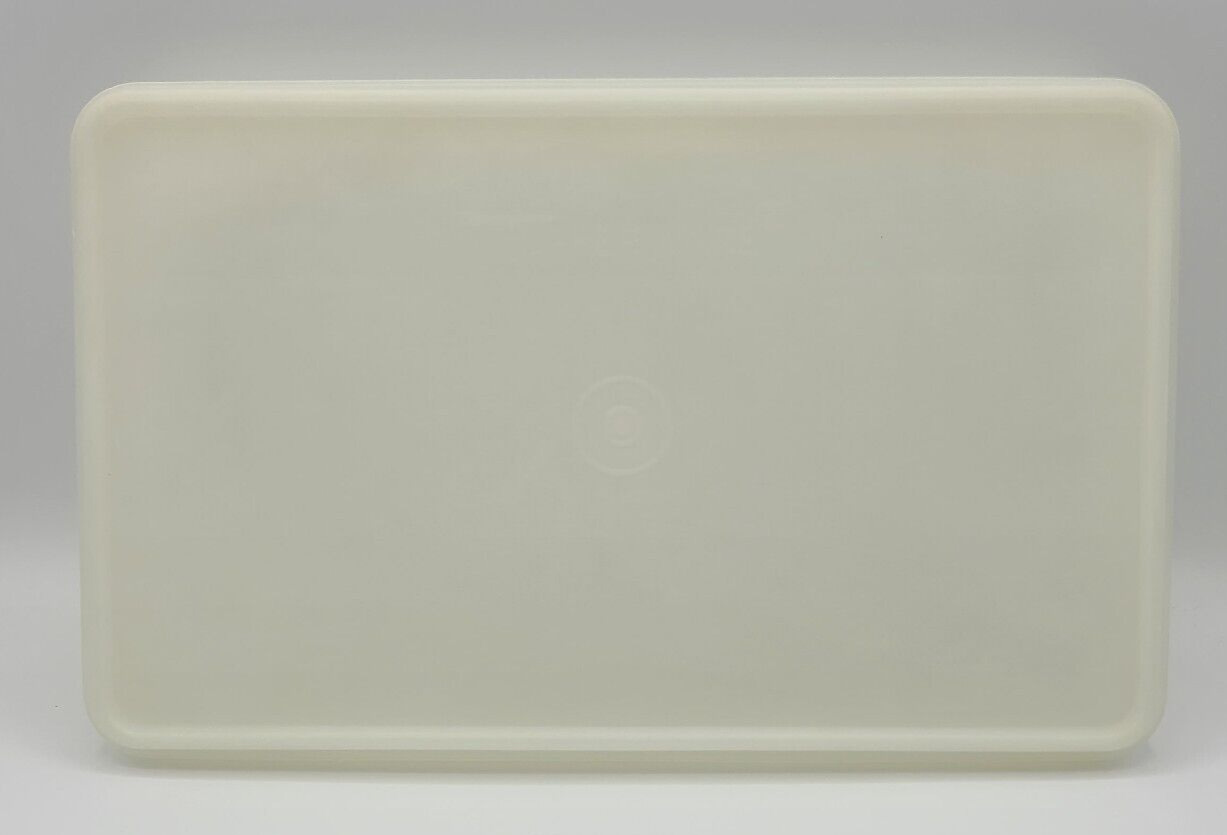 Vintage Tupperware Bacon Deli Cold Cut Keeper #794-7 Sheer Container 11.5x7x2