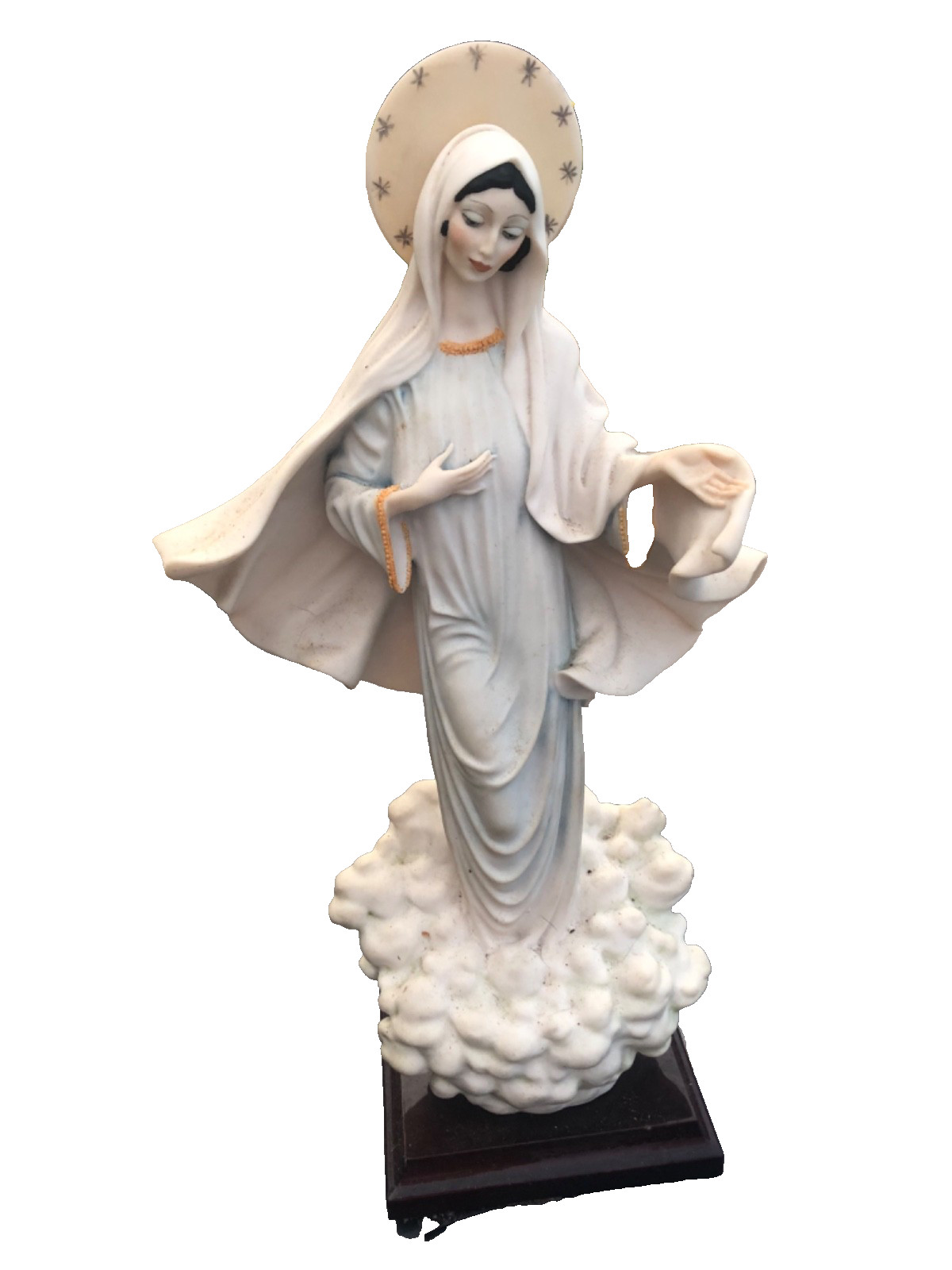 Rare Vintage Giuseppe Armani Large Madonna Figurine Statue Italy 14'' Tall