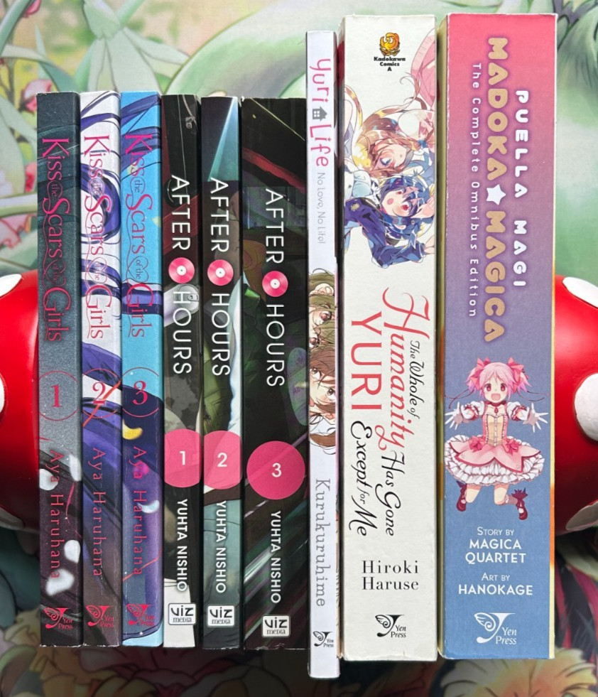 Yuri Manga 9 Lot English Kiss the Scars of the Girls After Hours Yuri Life