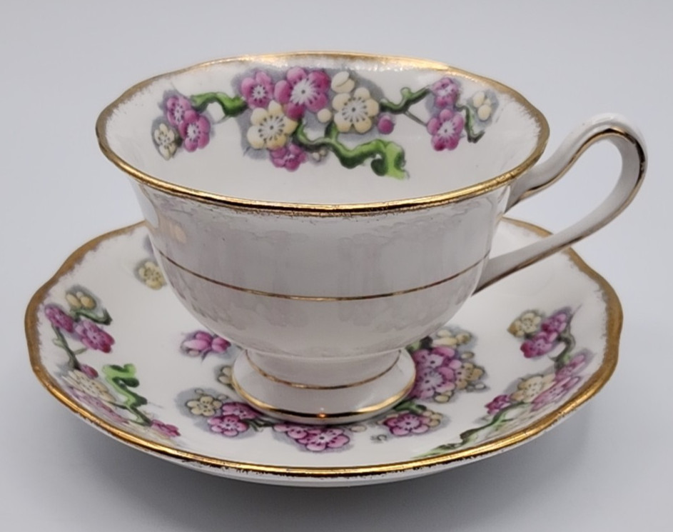 Royal Albert May Blossom Tea Cup with Saucer