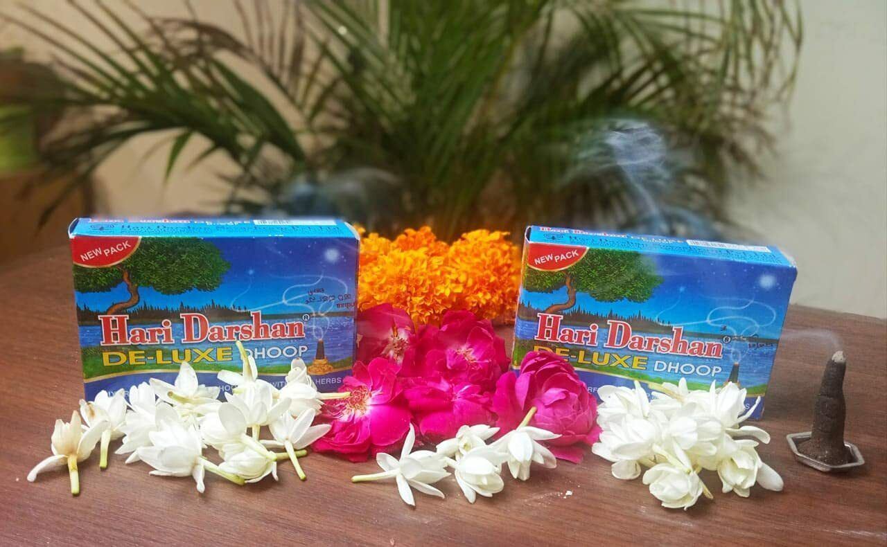 Hari Darshan Pure and Original Deluxe Dhoop Pack of  2