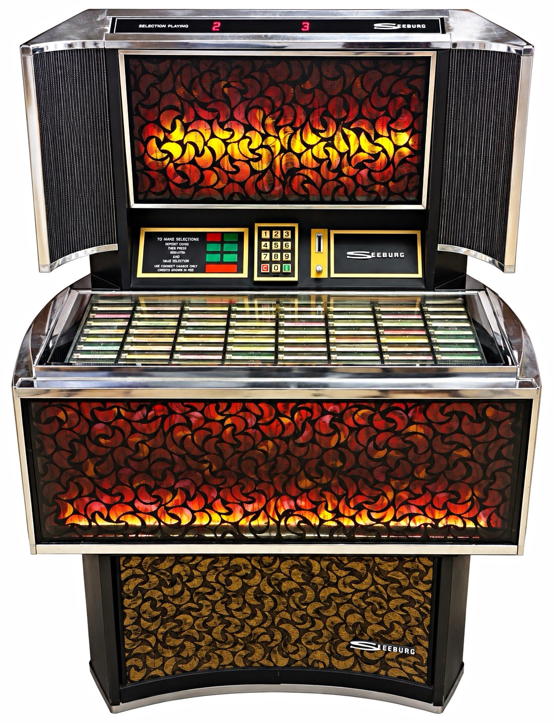Vintage 1973 Seeburg SPS2 Matador Jukebox 160 Selection 45 RPM Stereo Working