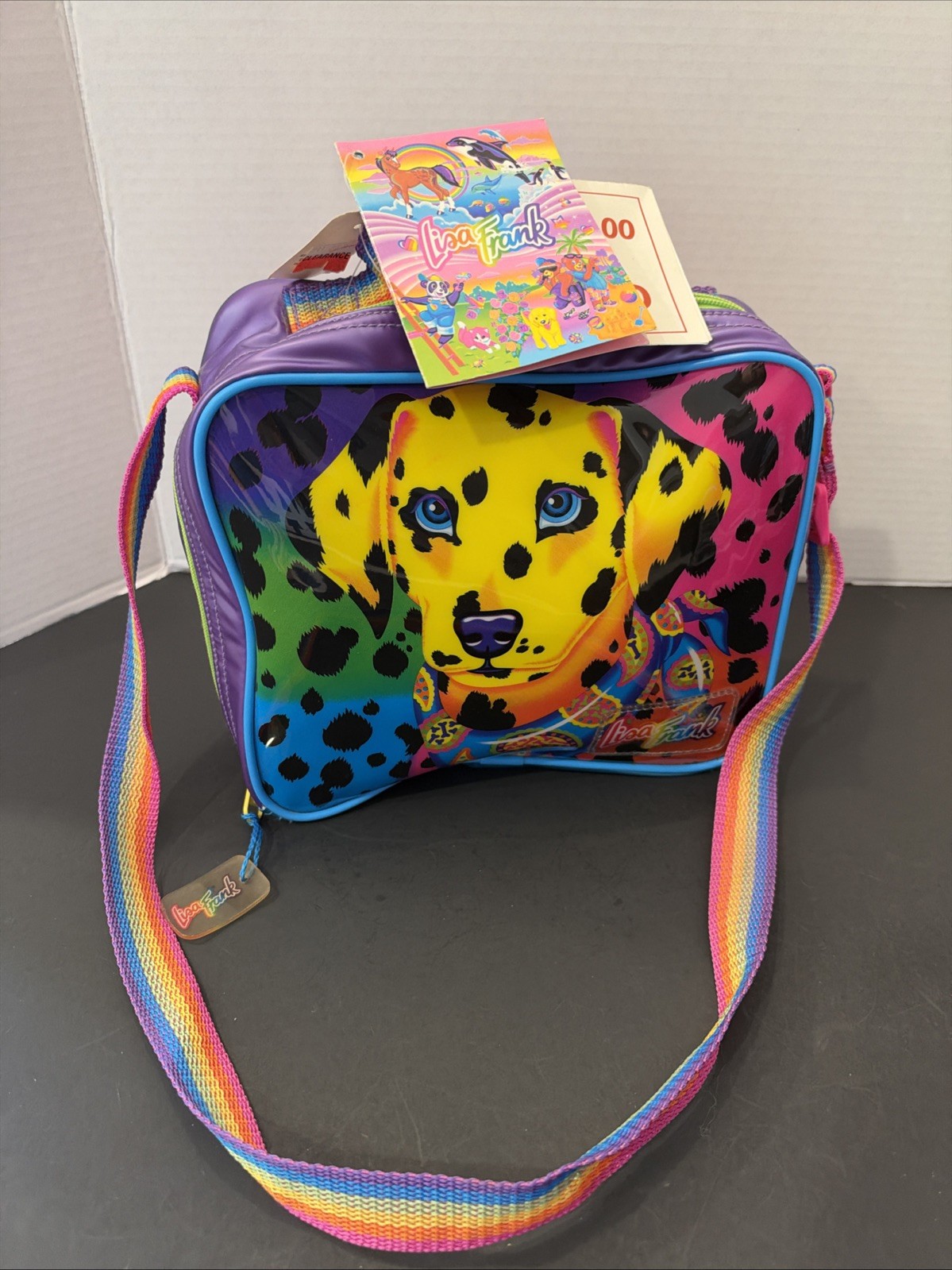 Rare Collectible VTG Lisa Frank Dalmation New With Tags Lunch Bag 1996