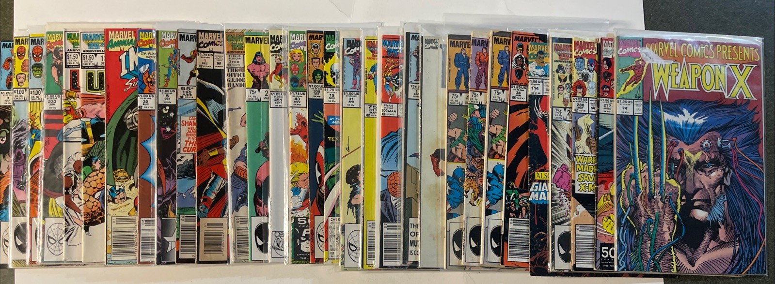 Marvel Copper Age 31 Book Mixed Lot X-men Condition Varies Some Keys
