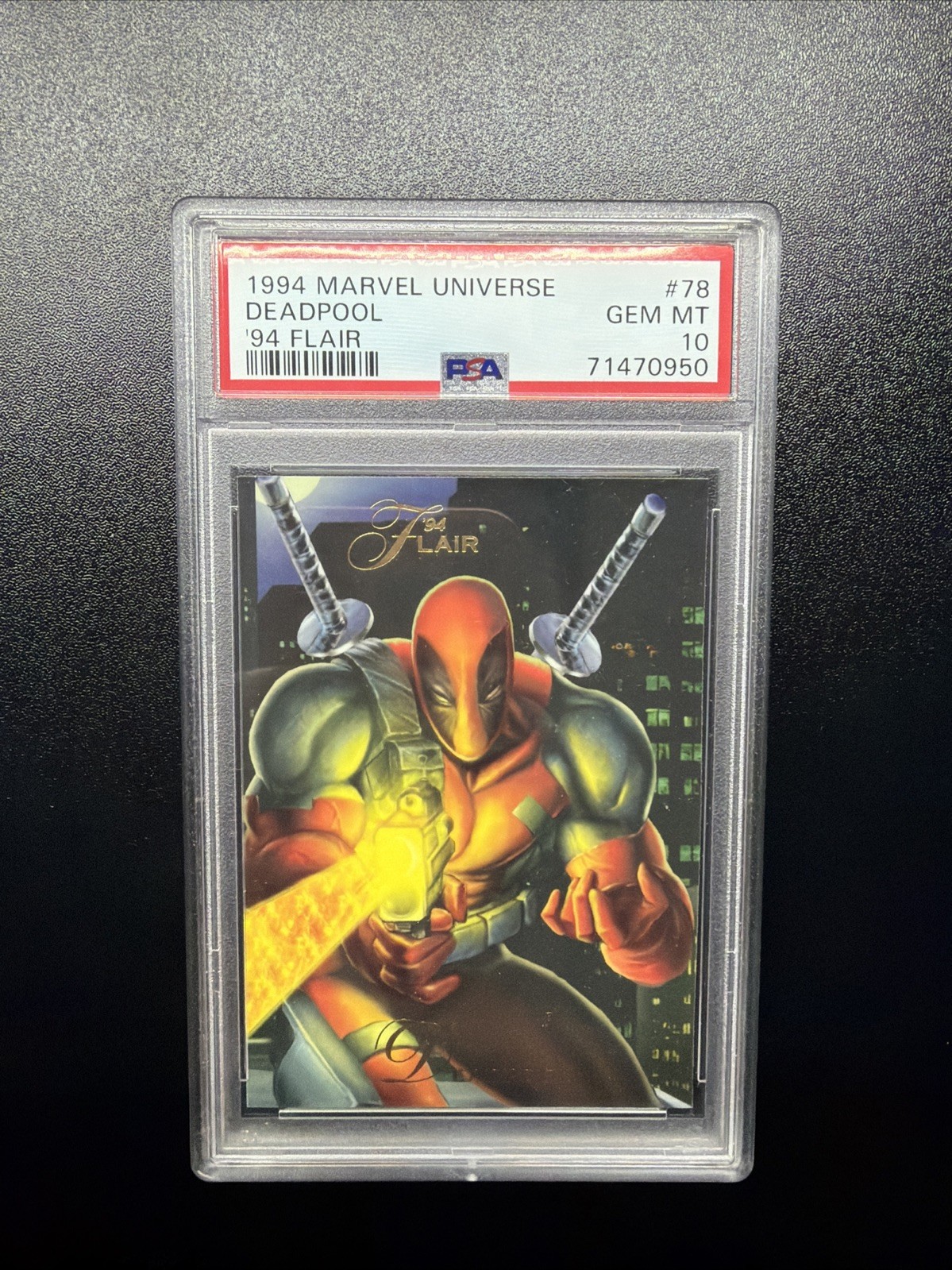 Deadpool - 1994 Flair Marvel #78 PSA 10  Gem Mint