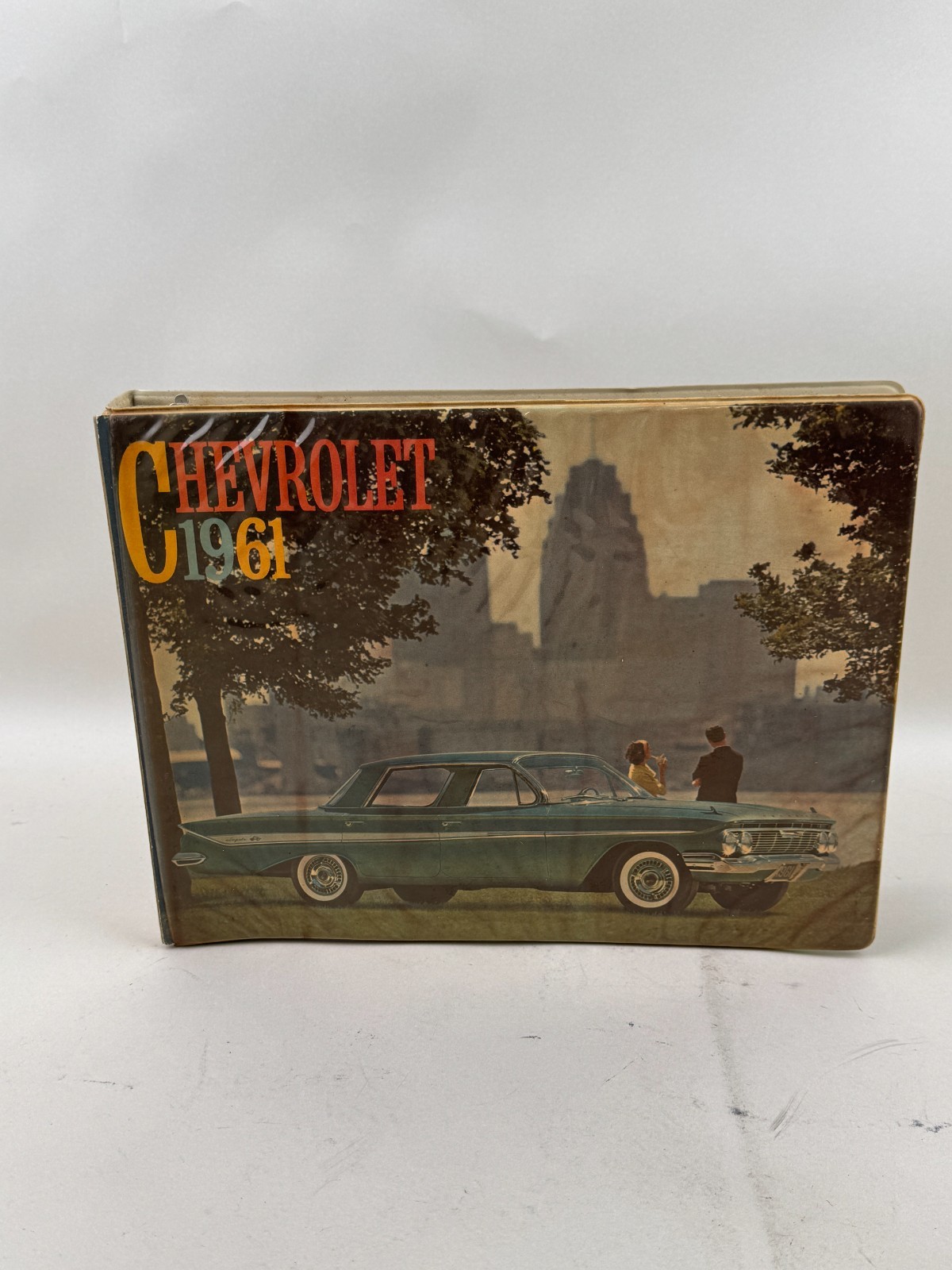 Original 1961 Chevrolet Dealer Sales Showroom Album Data Book Corvette Impala