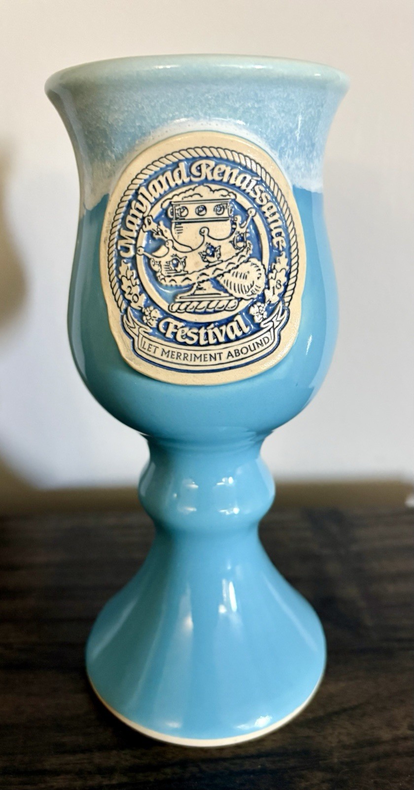 Vintage Maryland Renaissance Festival Art Pottery Beer Wine Mug