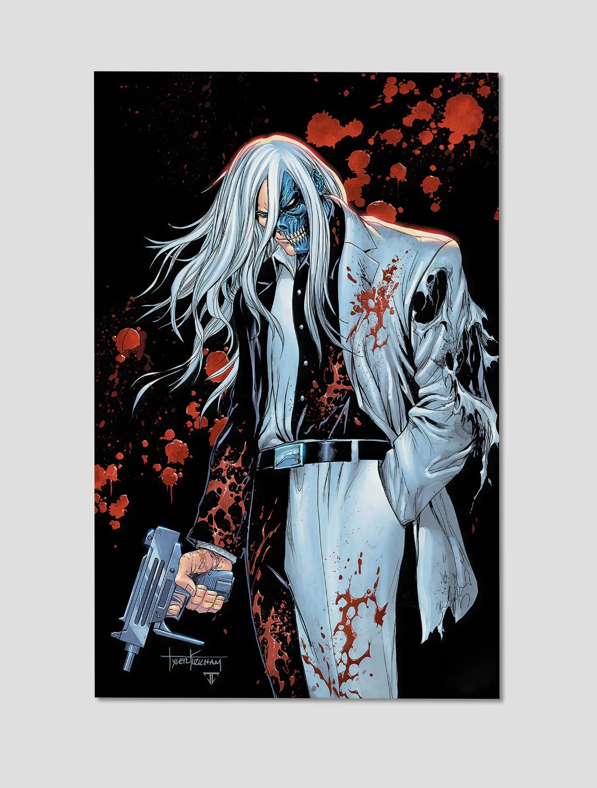 Two-Face Absolute Batman #22 Battle Damaged Giclee Print Poster 11x17 DC WallArt