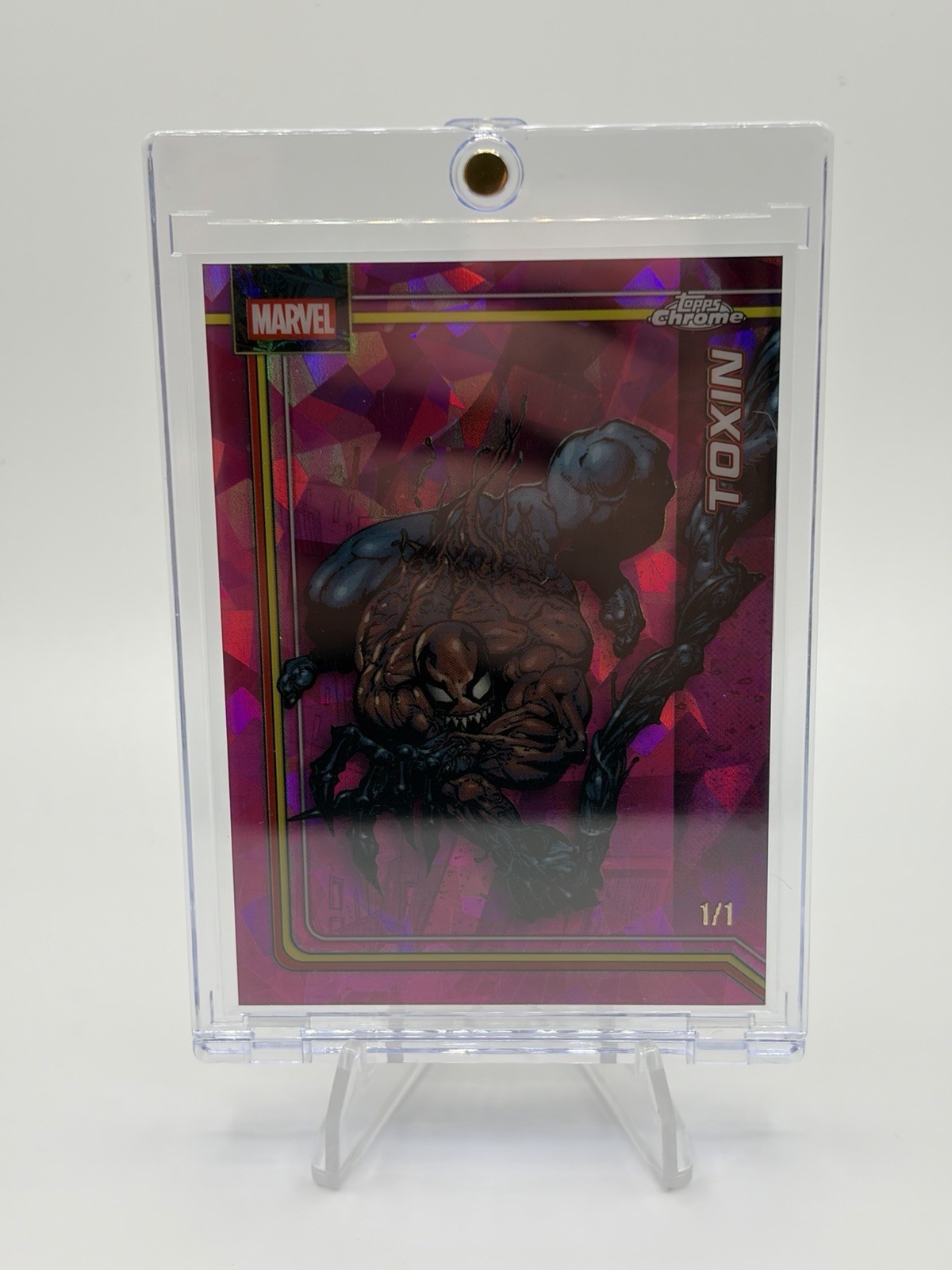 2026 Topps Chrome Marvel Sapphire TOXIN Papradascha 1/1 #181 🔥🔥🔥