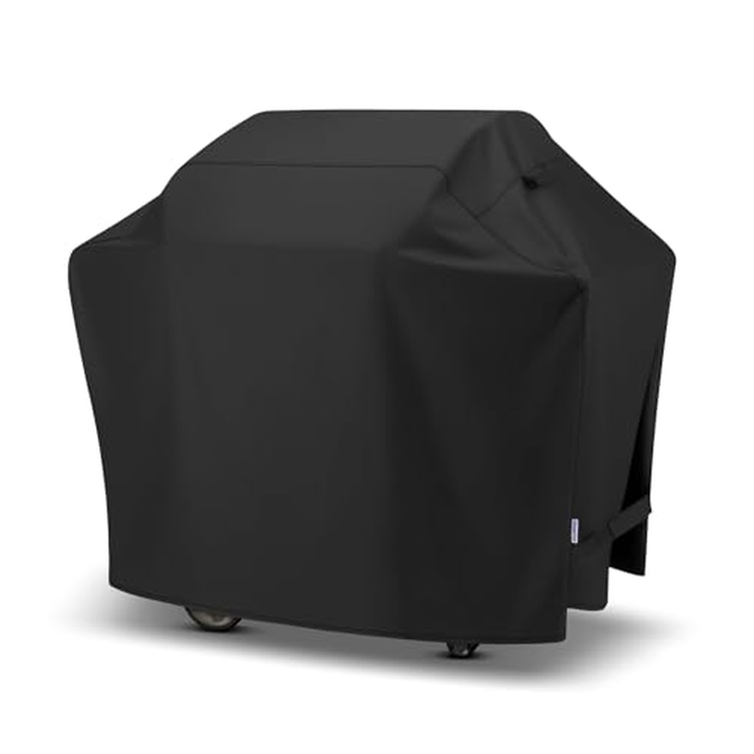 SunPatio 55 Inch Grill Cover for Outdoor Grill Heavy Duty Waterproof, Black