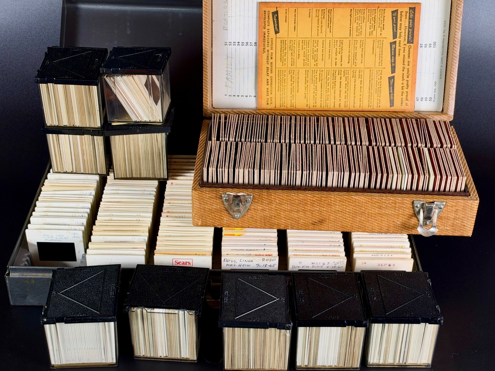 Over 700 Vintage 35mm film Slides-National Parks 1959-1964 and more