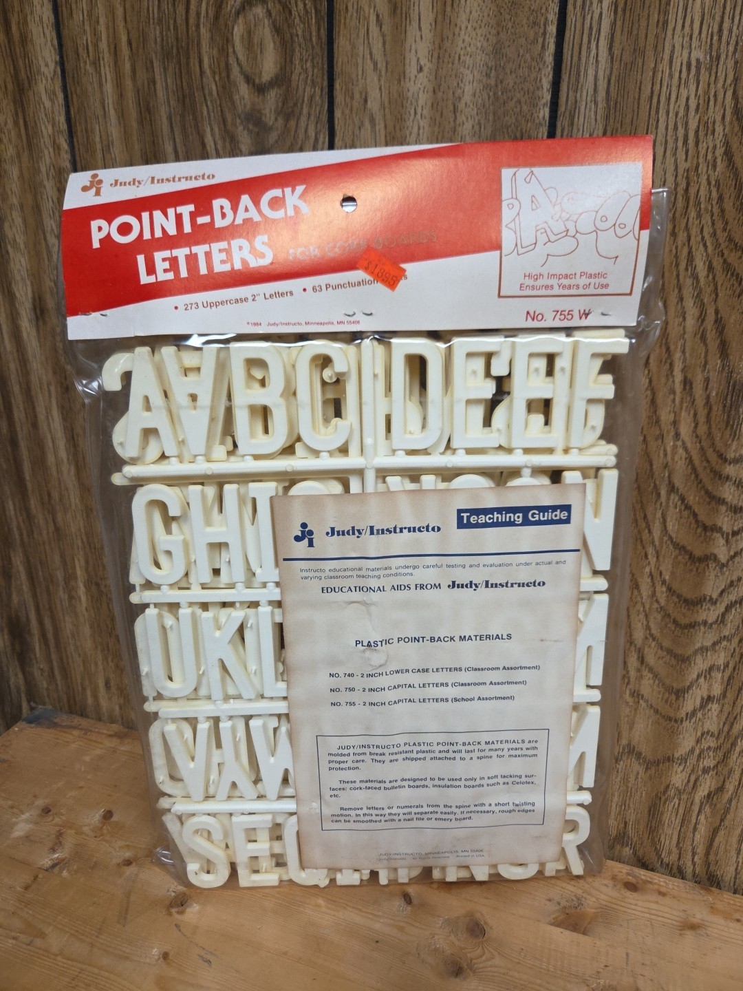 Vintage 1984 Judy/Instructo Point-Back Letters 2