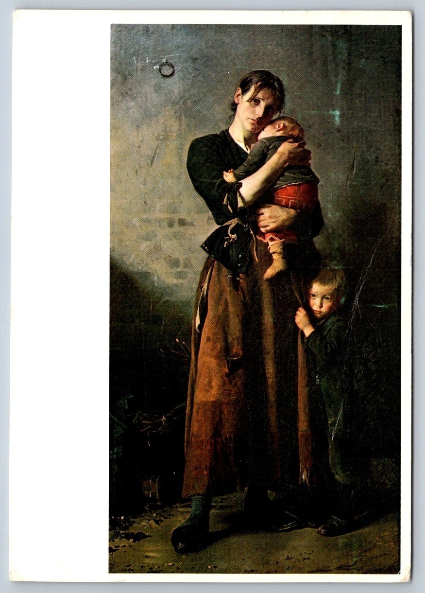 Abandoned, Forladt - Art Postcard By Frants Henningsen