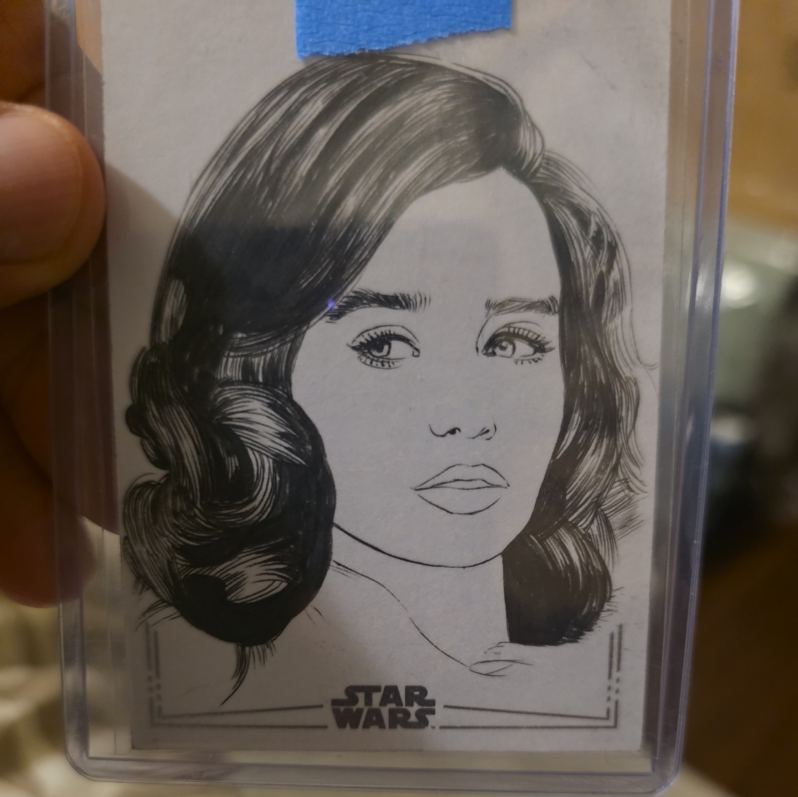 2025 Topps Star Wars Roy Cover 1/1 Sketch Card  Original Art Signed