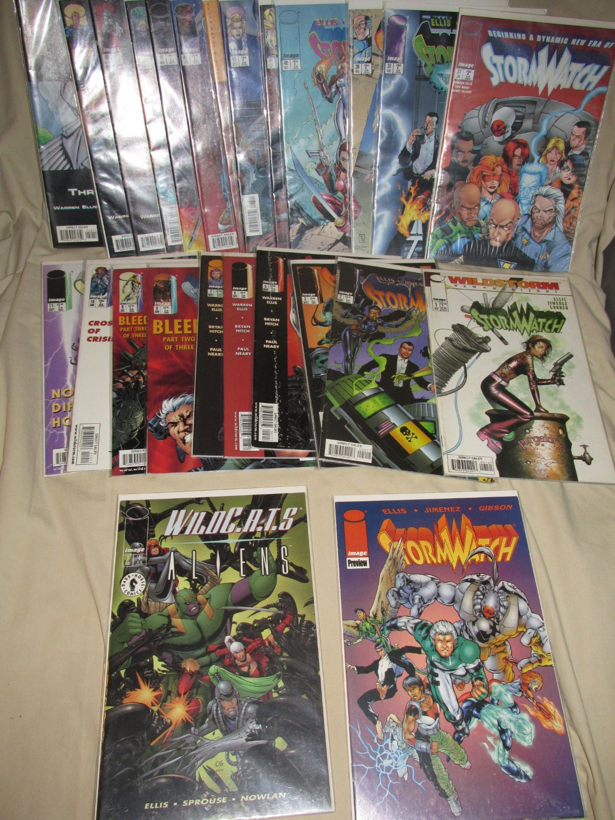 Stormwatch #41 - 50,  #1-11, Aliens (Image) Warren Ellis 1st Apollo Midnighter