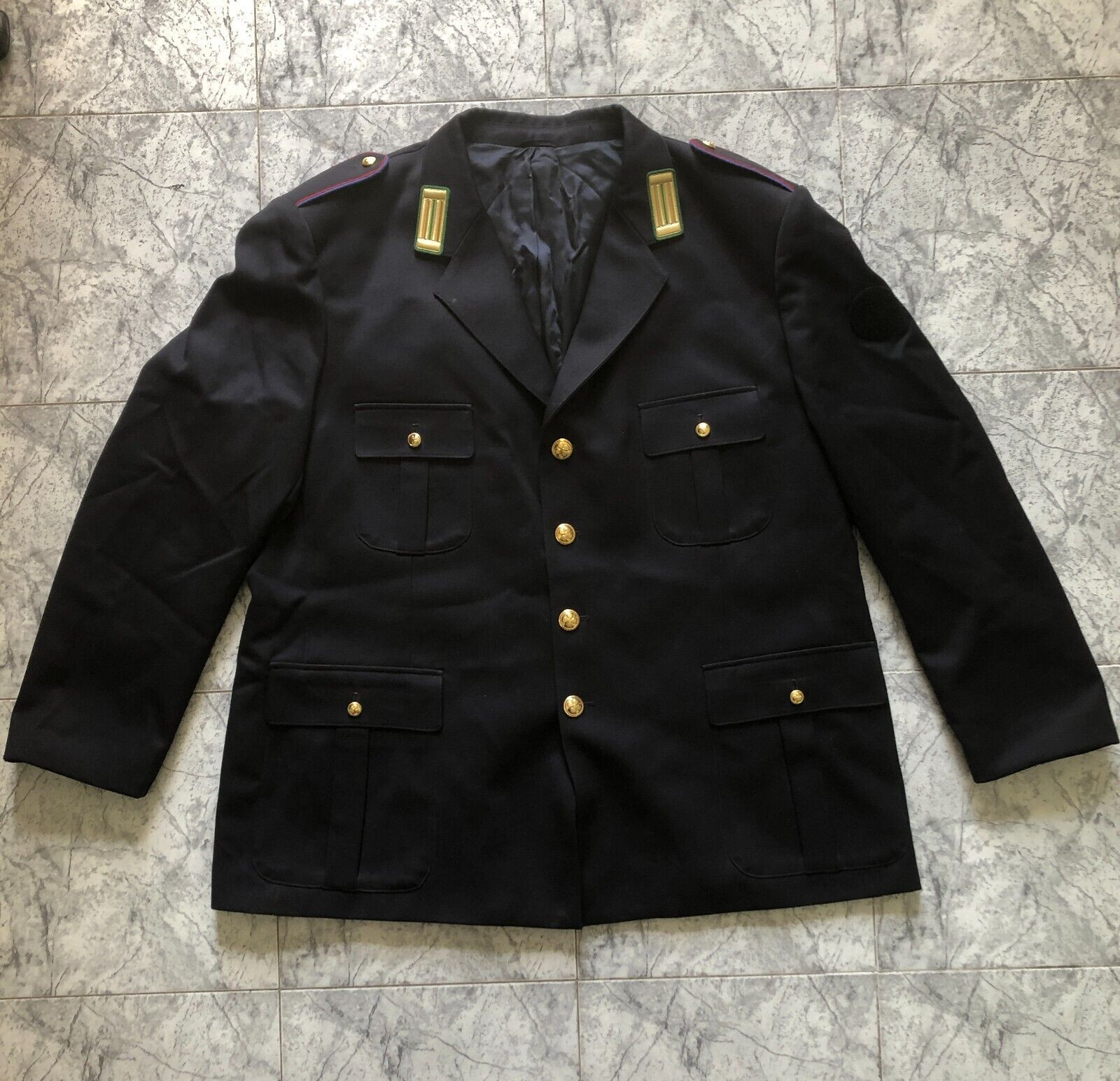 Albanian Jacket Vintage Military  Shqiptare  Large Size Used