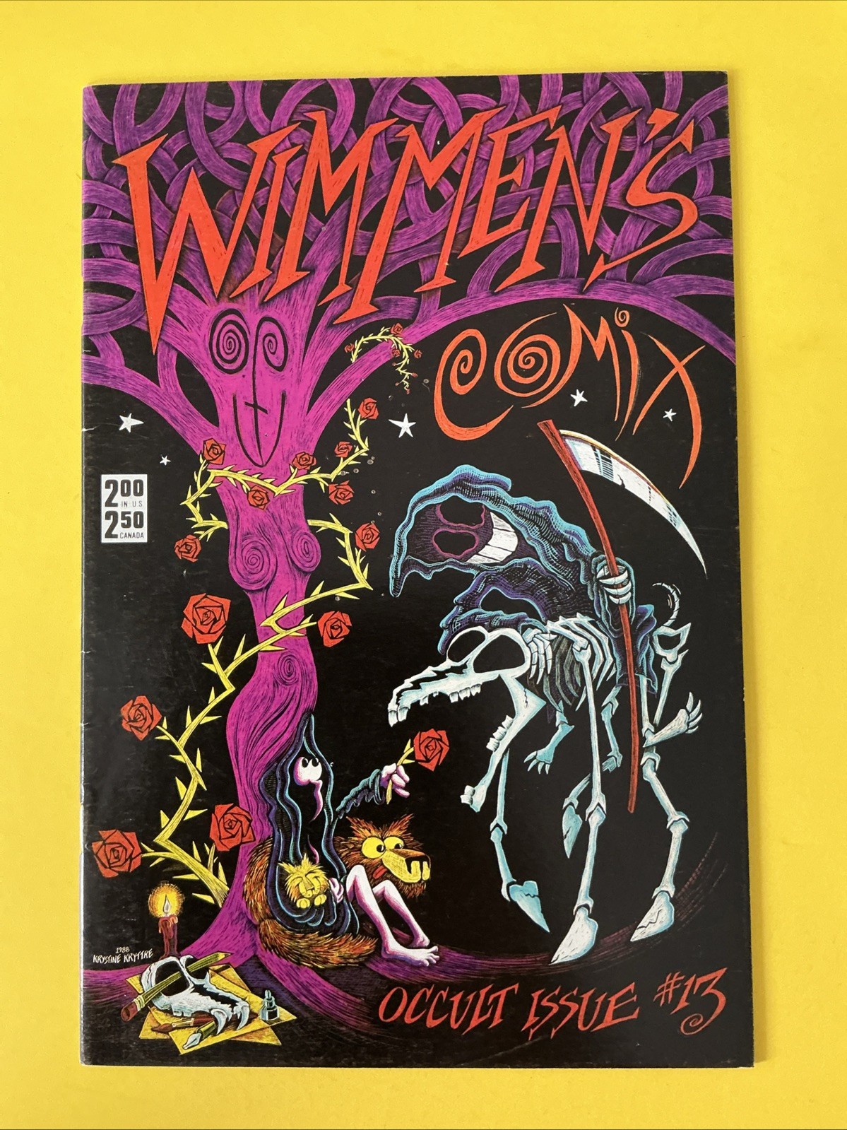 Wimmen’s Comix #13 (1988) 1st Print Renegade Press Underground Feminist Horror