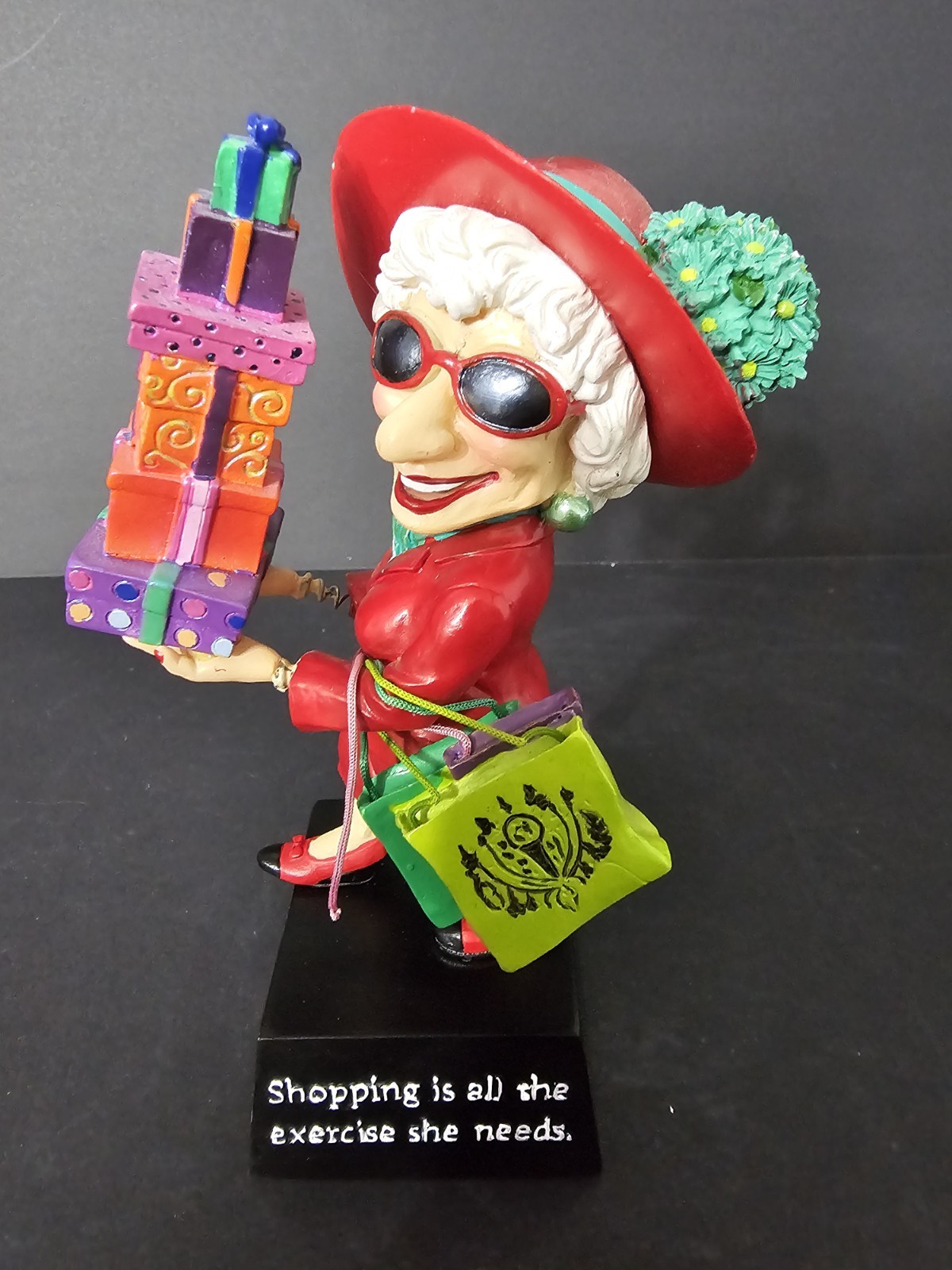 Vtg. 2006 Biddys Westland “Shopping is All the Exercise She Needs 