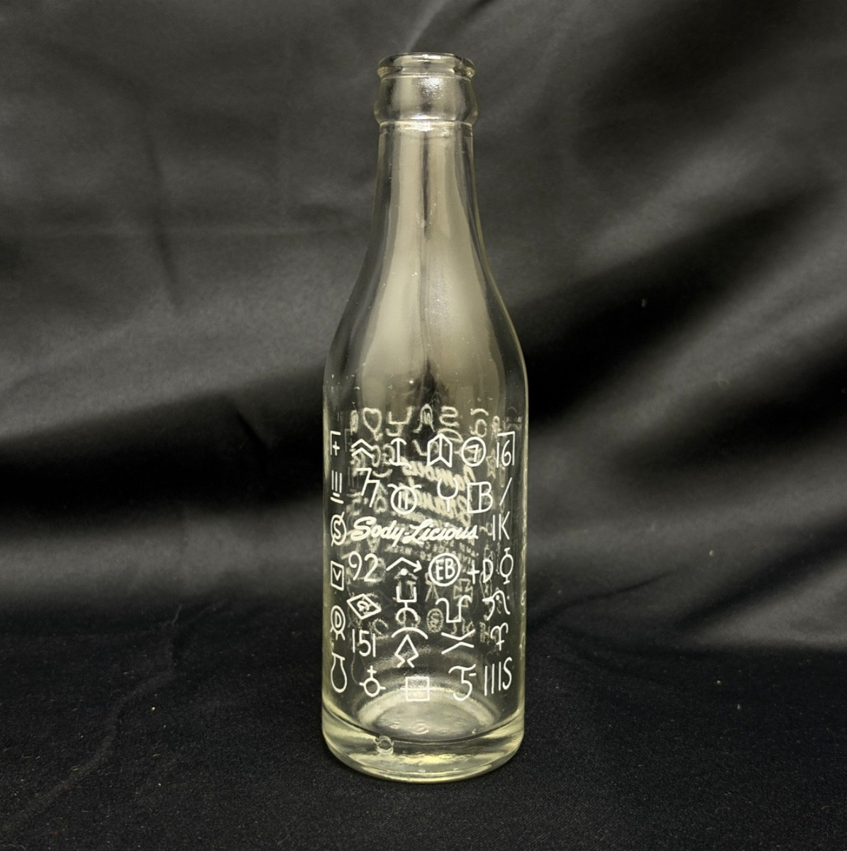 Vtg 1965 Sody-Licious Soda Bottle Ellensburg WA Famous Brands of Kittitas County