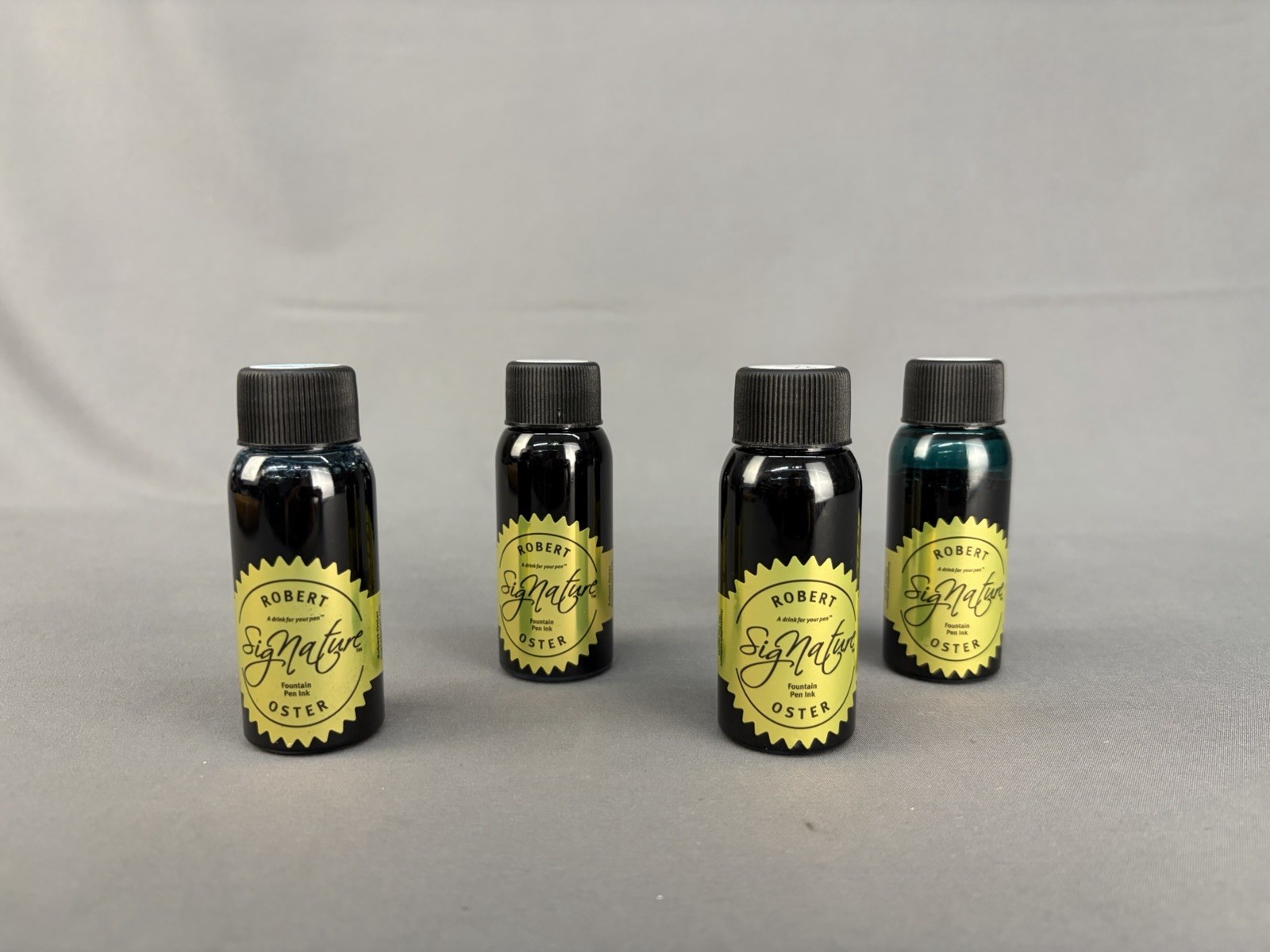 Lot of 4 Robert Oster Signature Fountain Pen Ink 50mL - Full *READ*