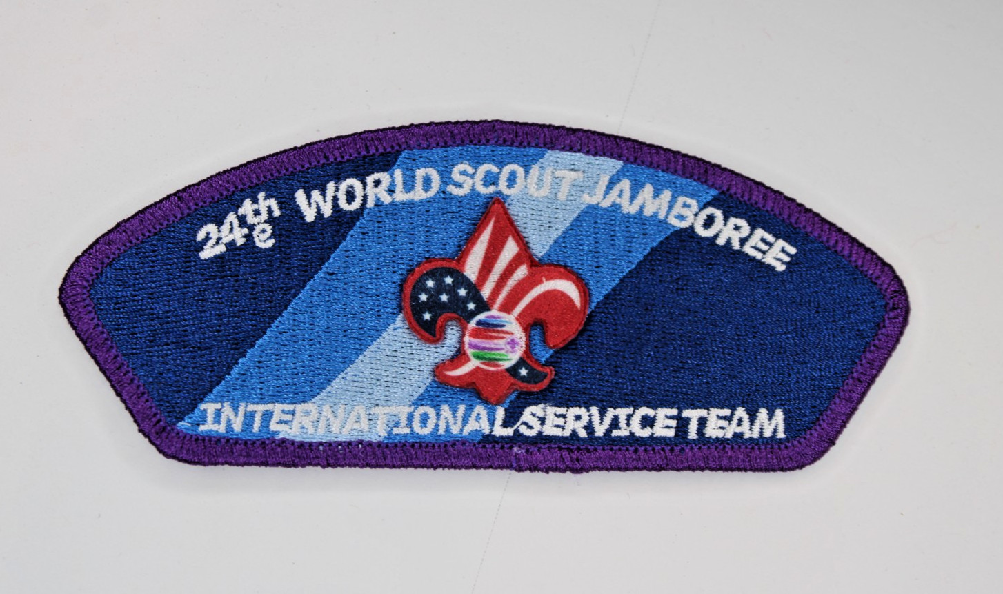 24th World Scout Jamboree Int\'l Service Team Patch Boy Scouts of America BSA