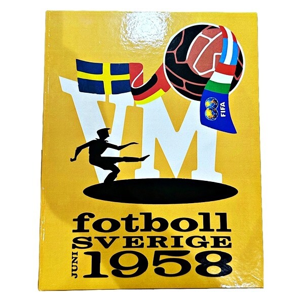 1958 World Cup Sticker Album - Sverige - Hard Cover - 415/415 - Brazil - ALOLLA