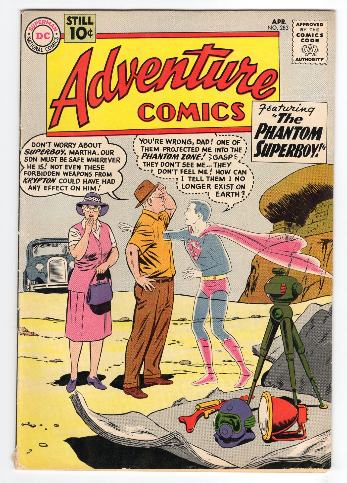 Adventure Comics 283 1961 DC Comics VG/F 5.0 1st Phantom Zone 1st General Zod