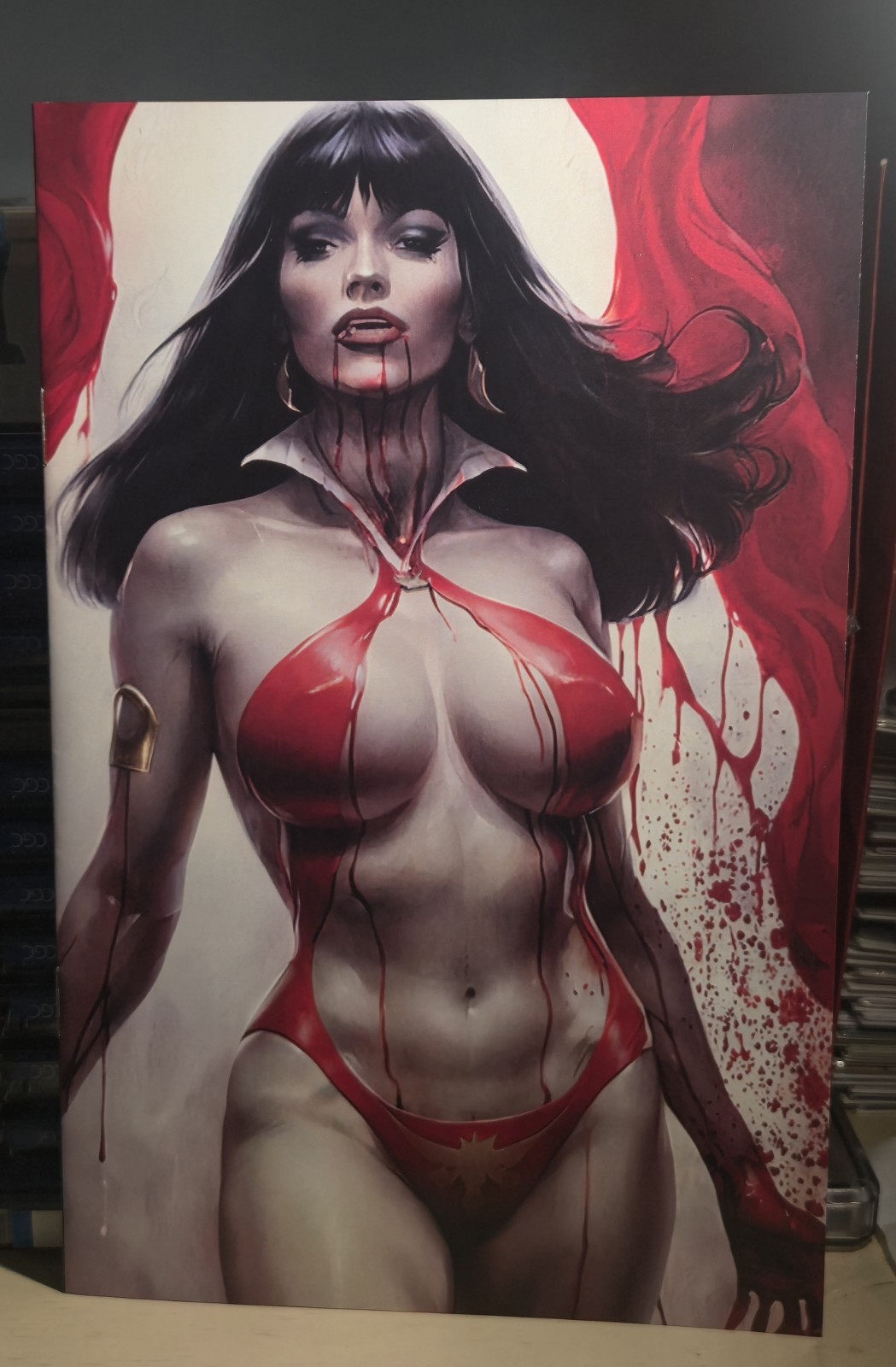 Keys Comics #4 Pin-Up Gallery Comic Book Vampirella Cover