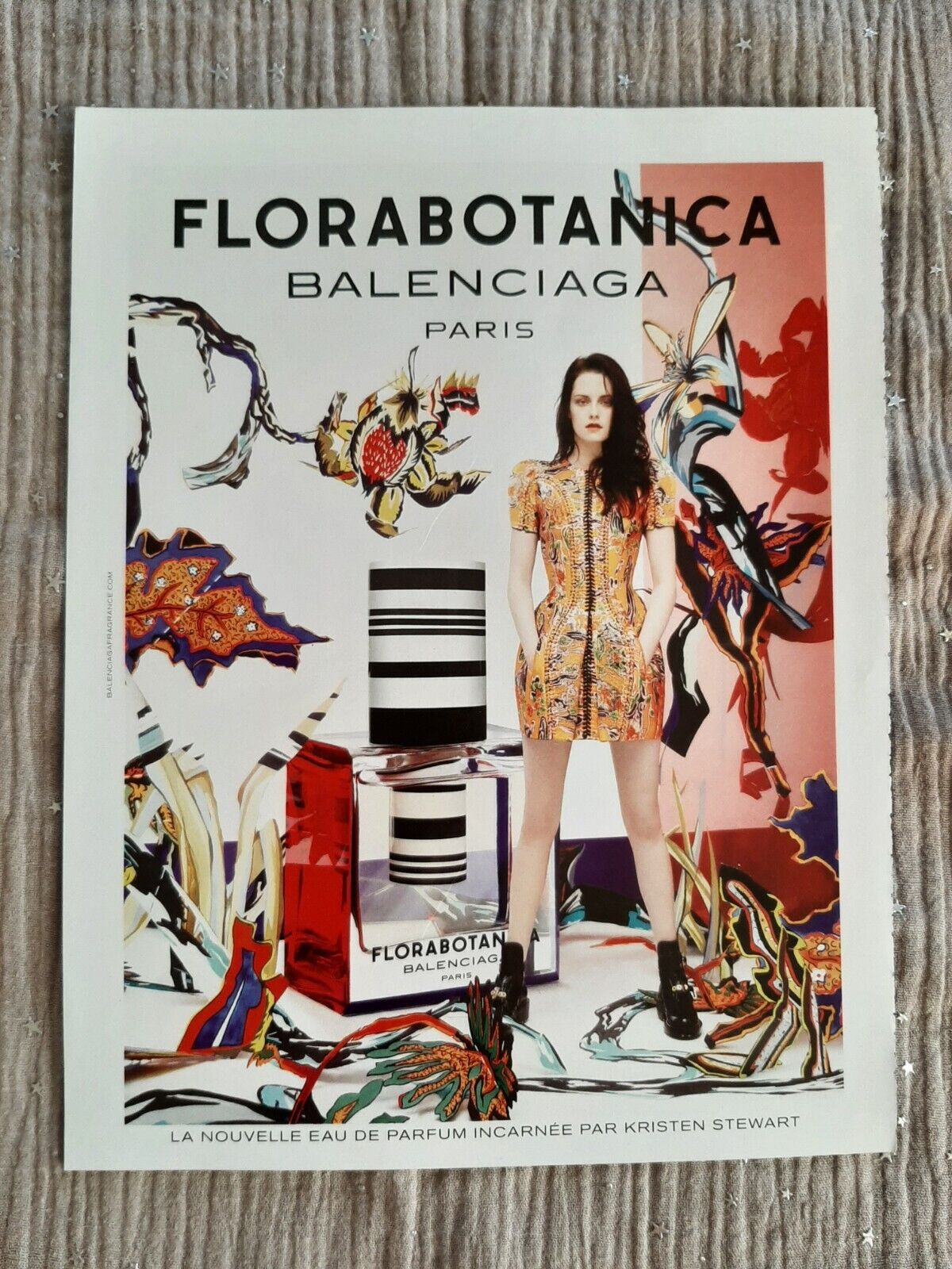 Perfume Paper Advertising. 2012 Balenciaga Florabotanica - Perfume Ad