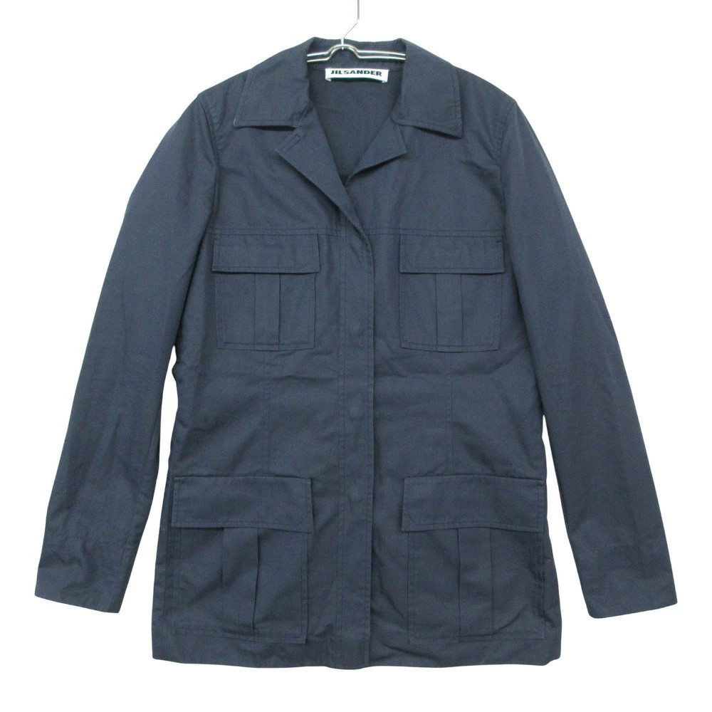Jil Sander Navy Military Shirt Jacket Women's Size 36/Small Used (Ages 14+)