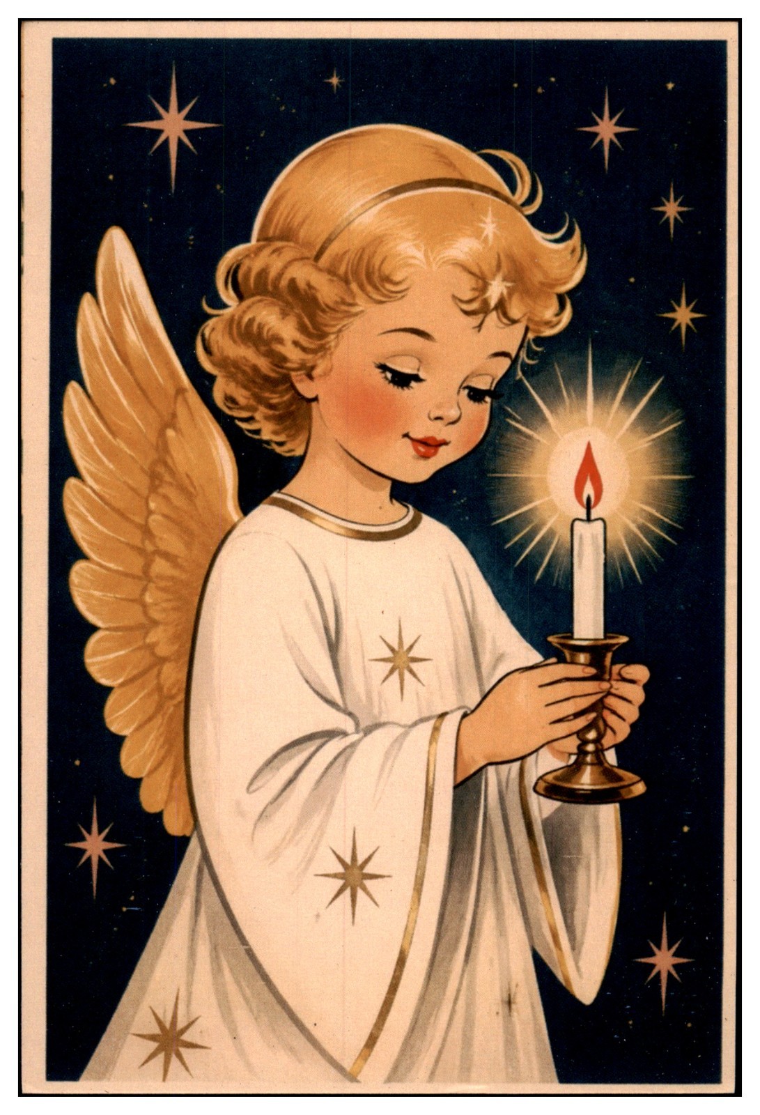 1950s Christmas Art Holiday Postcards Pick & Choose • EXTRA CARDS SHIP FREE