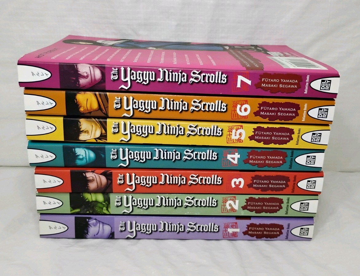 The Yagyu Ninja Scrolls Revenge of the Hori Clan by Futaro Yamada 1-7 manga lot The Yagyu Ninja Scrolls Revenge of the Hori Clan by Futaro Yamada 1-7 manga lot