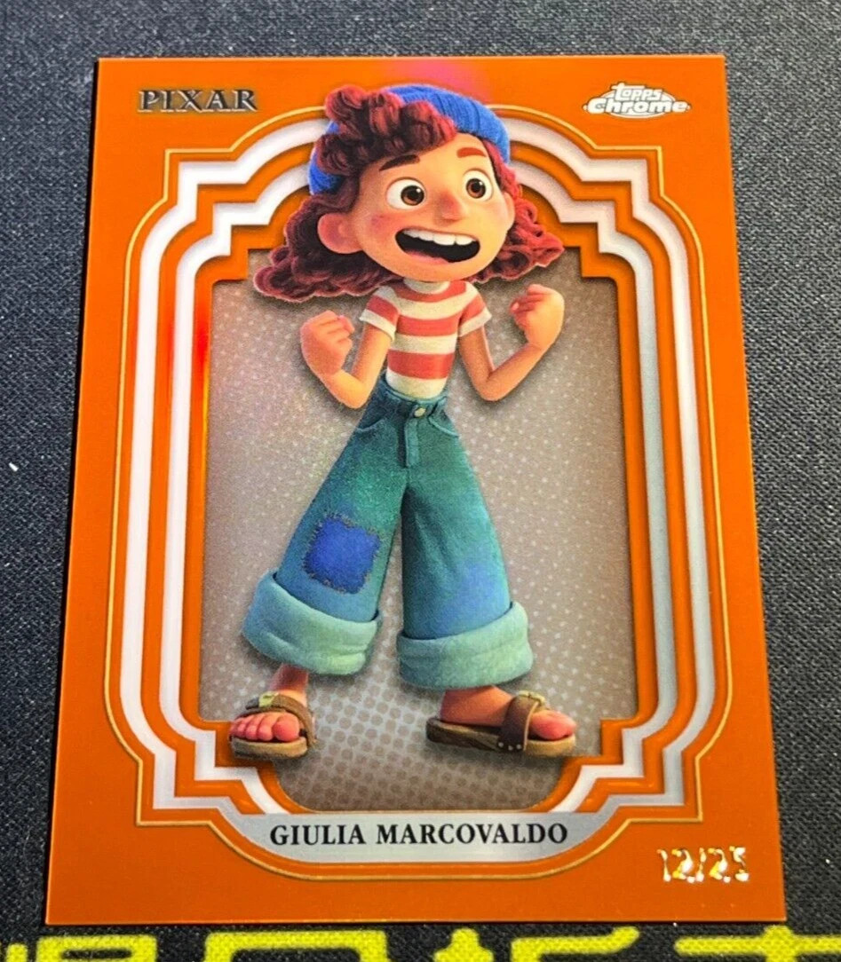 2024 Topps Chrome Disney Giulia Marcovaldo #12/25 Orange REFRACTOR