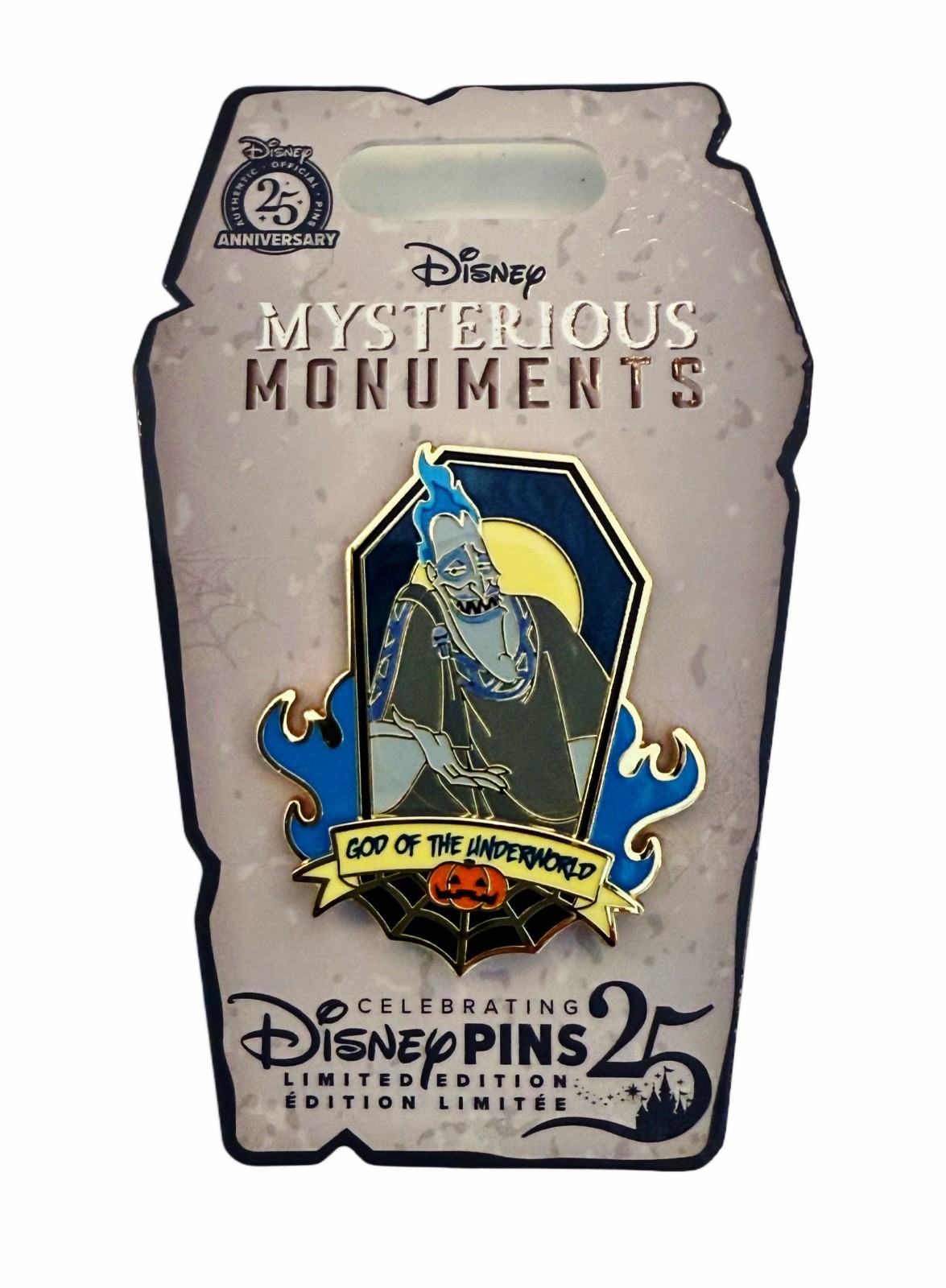2025 Disney Park Mysterious Monuments Hades God of the Underworld Pin LE 5000