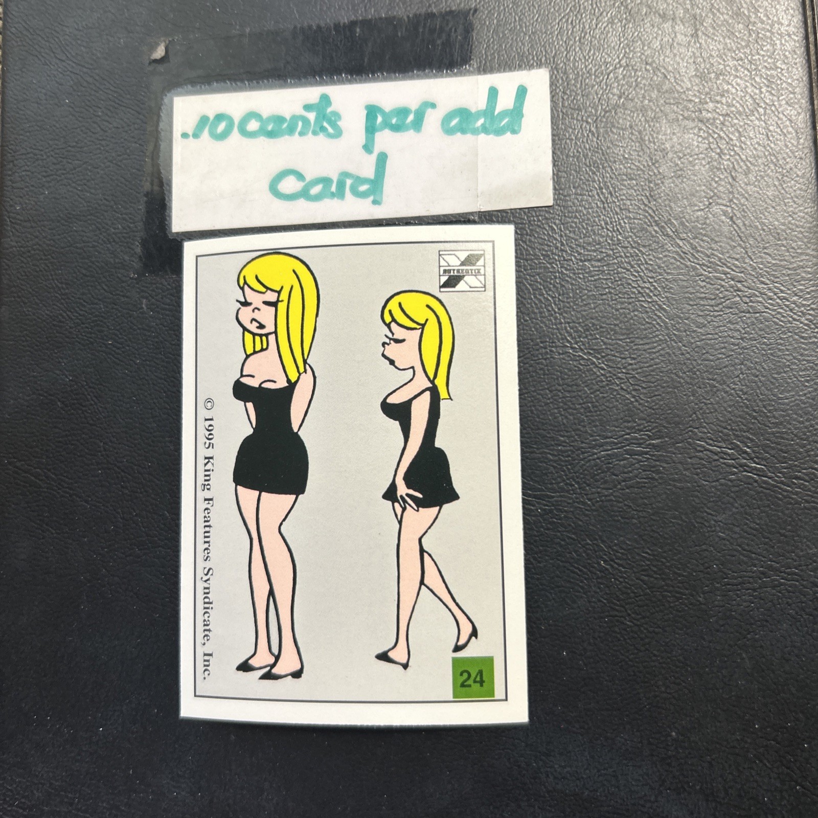 Jb6b 1995 beetle Bailey Mort Walker #24 Miss Buxley add ship .10 cents