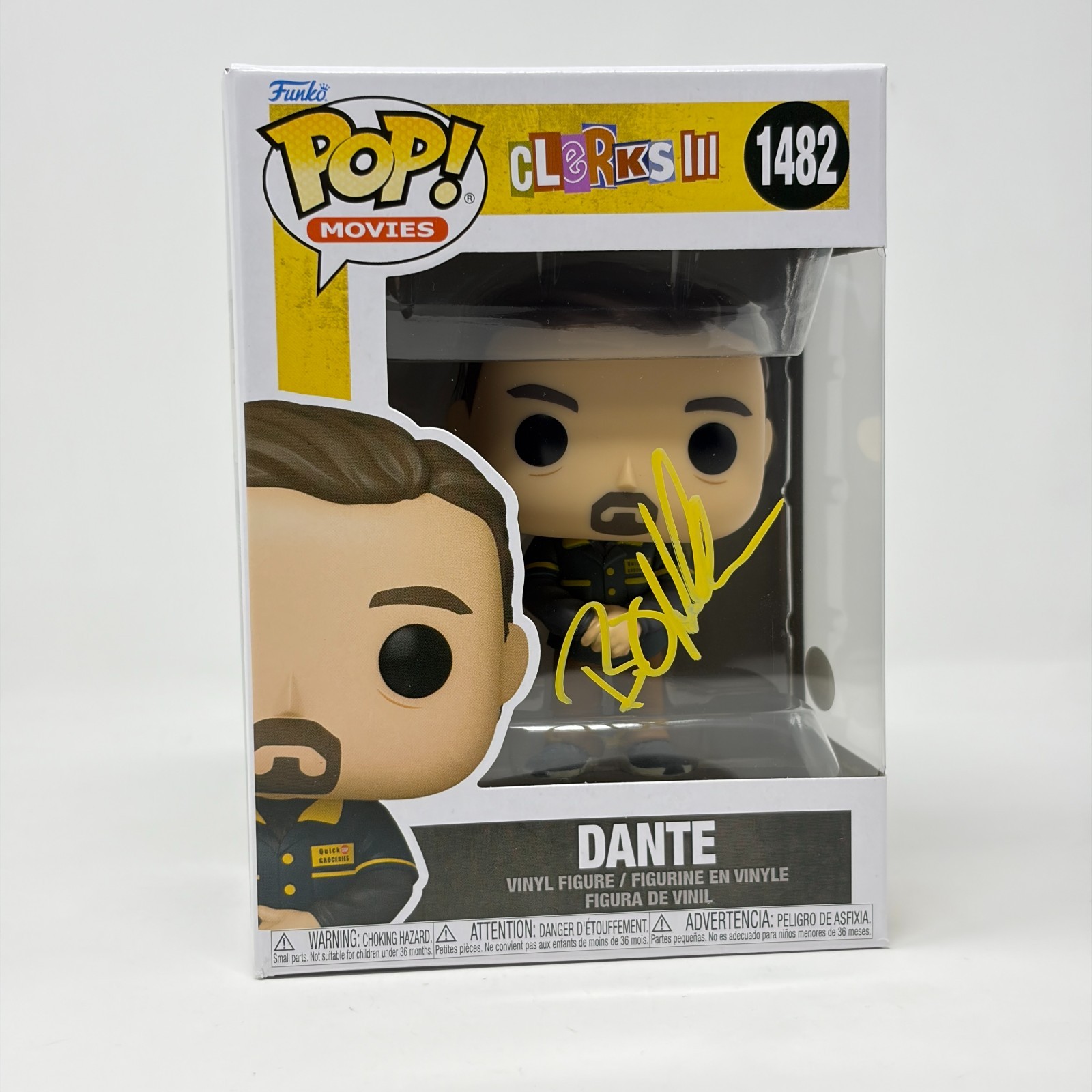 Brian O'Halloran Clerks III Dante #1482 Signed Funko Pop JSA Certified Autograph