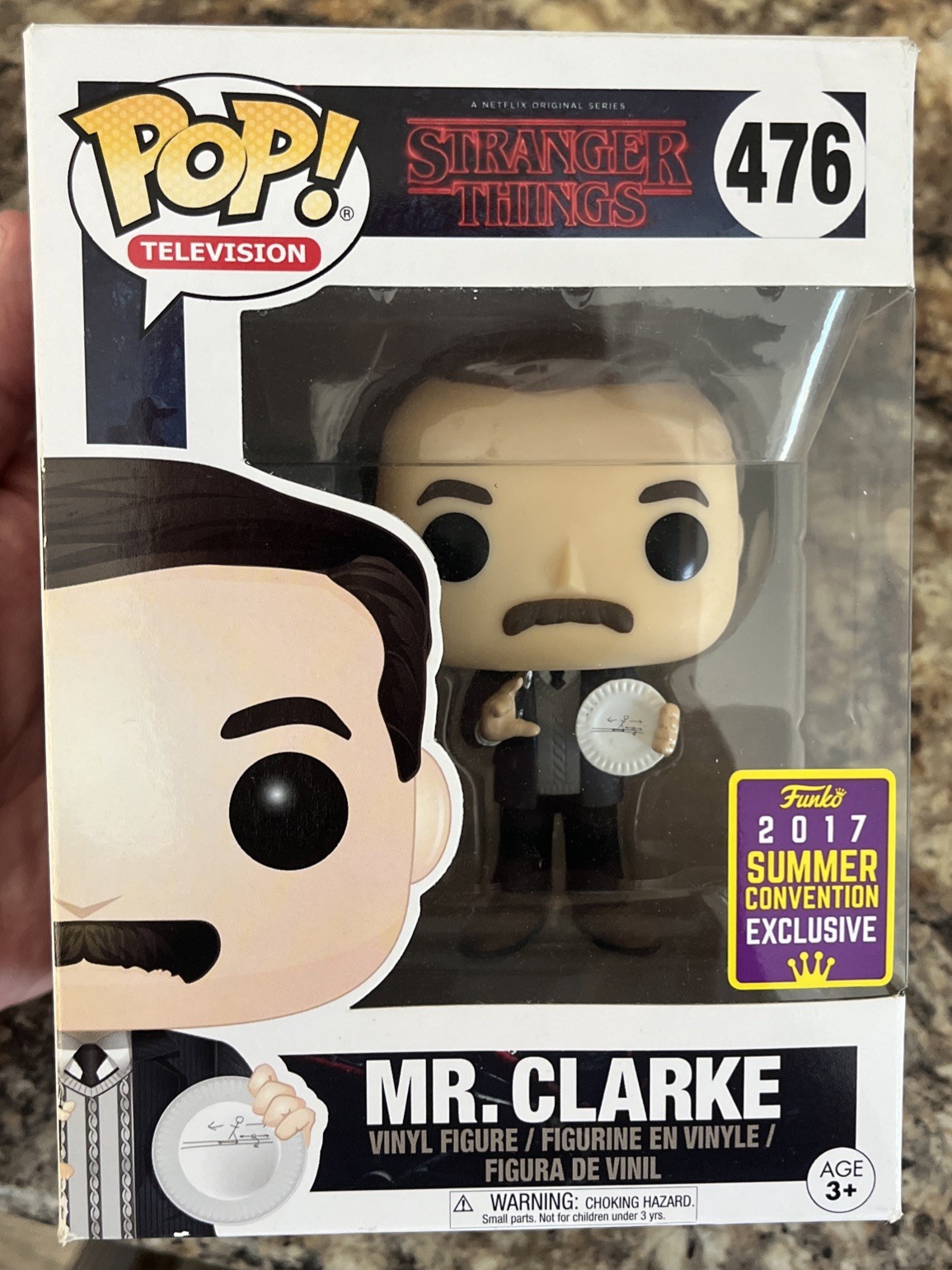 Funko Pop Stranger Things: Mr. Clarke #476 2017 SDCC