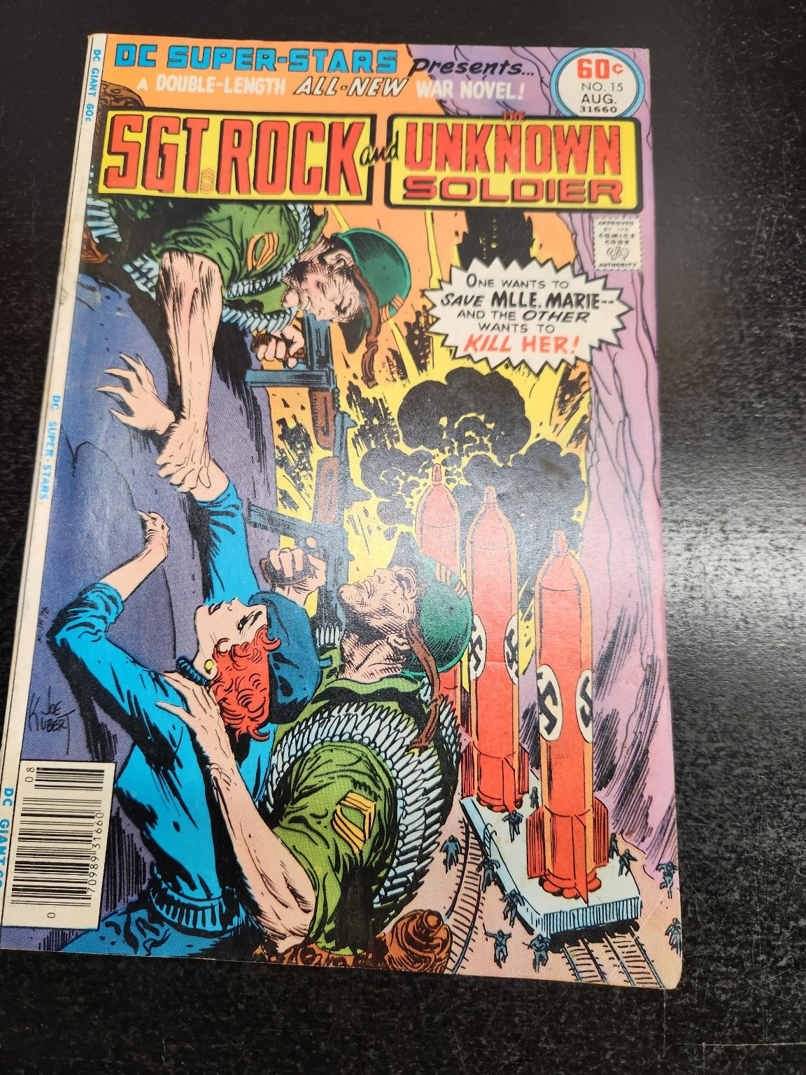 Sgt. Rock and Unknown Soldier #8 DC Comics Joe Kubert 1976 Bronze Age
