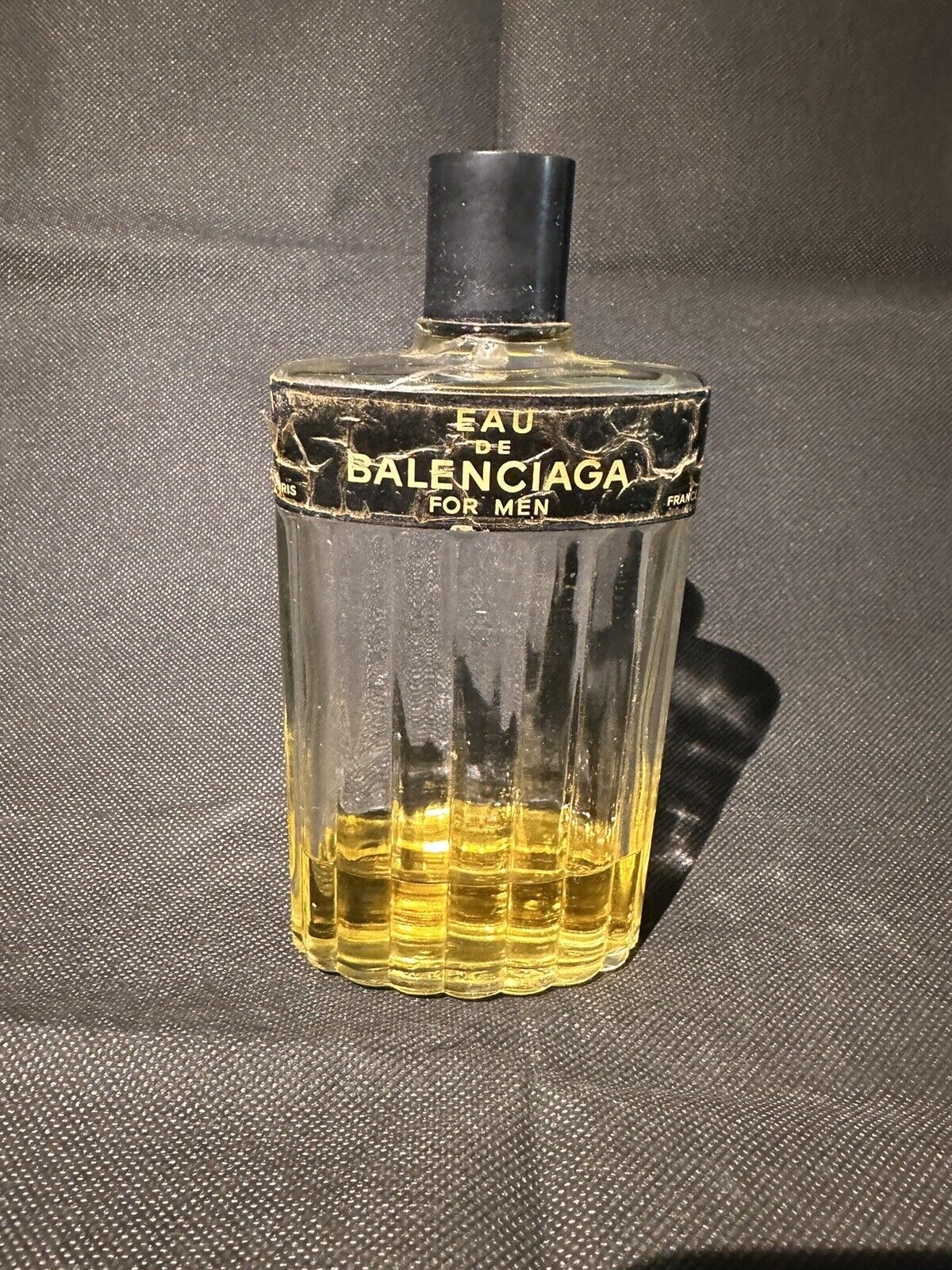 VINTAGE 1960s Eau de Balenciaga for Men Cologne 4 fl.oz/ 120 ml Size Bottle