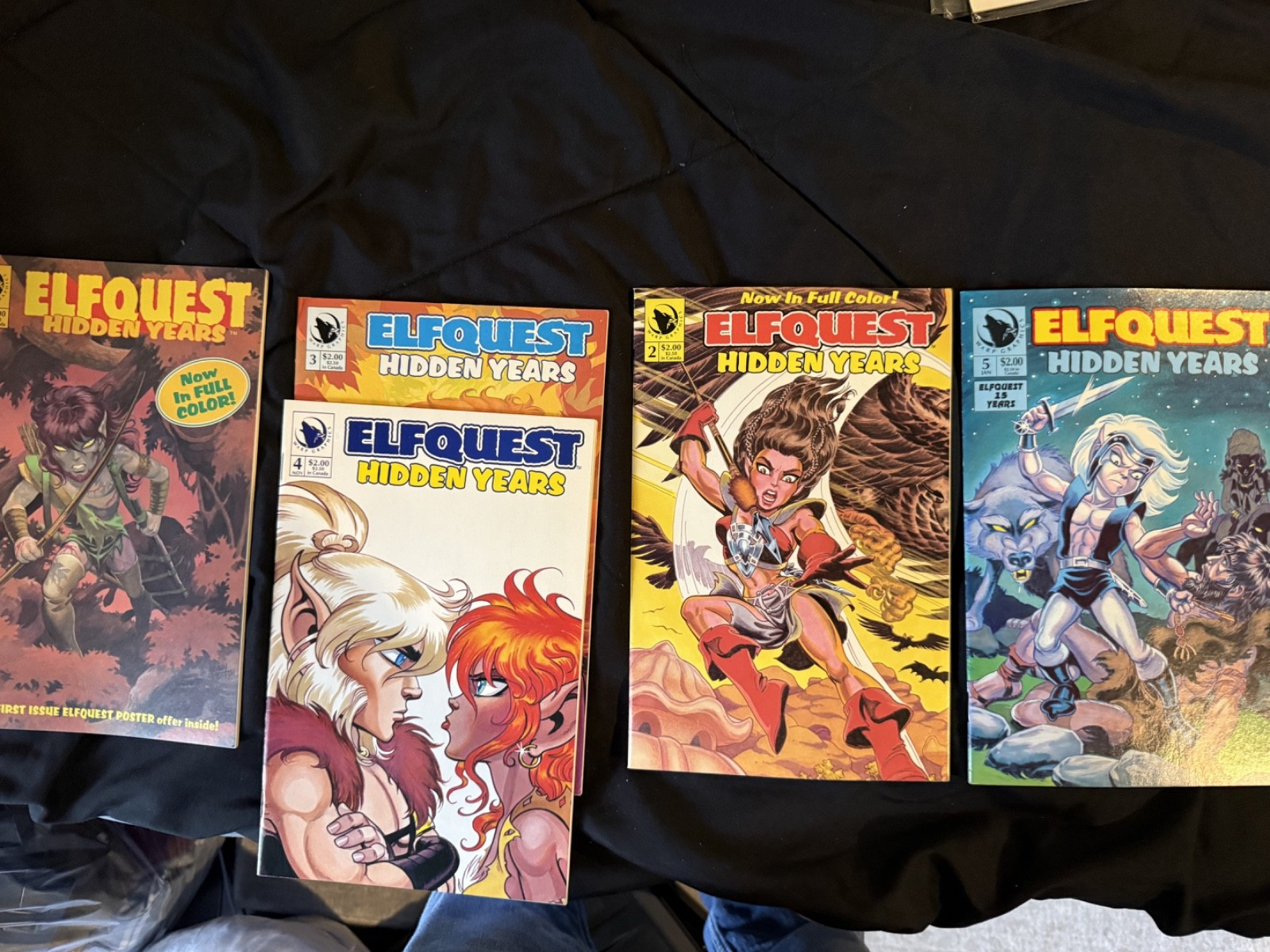 Elfquest (1978 Warp) Lot -  1,2,3,4,5