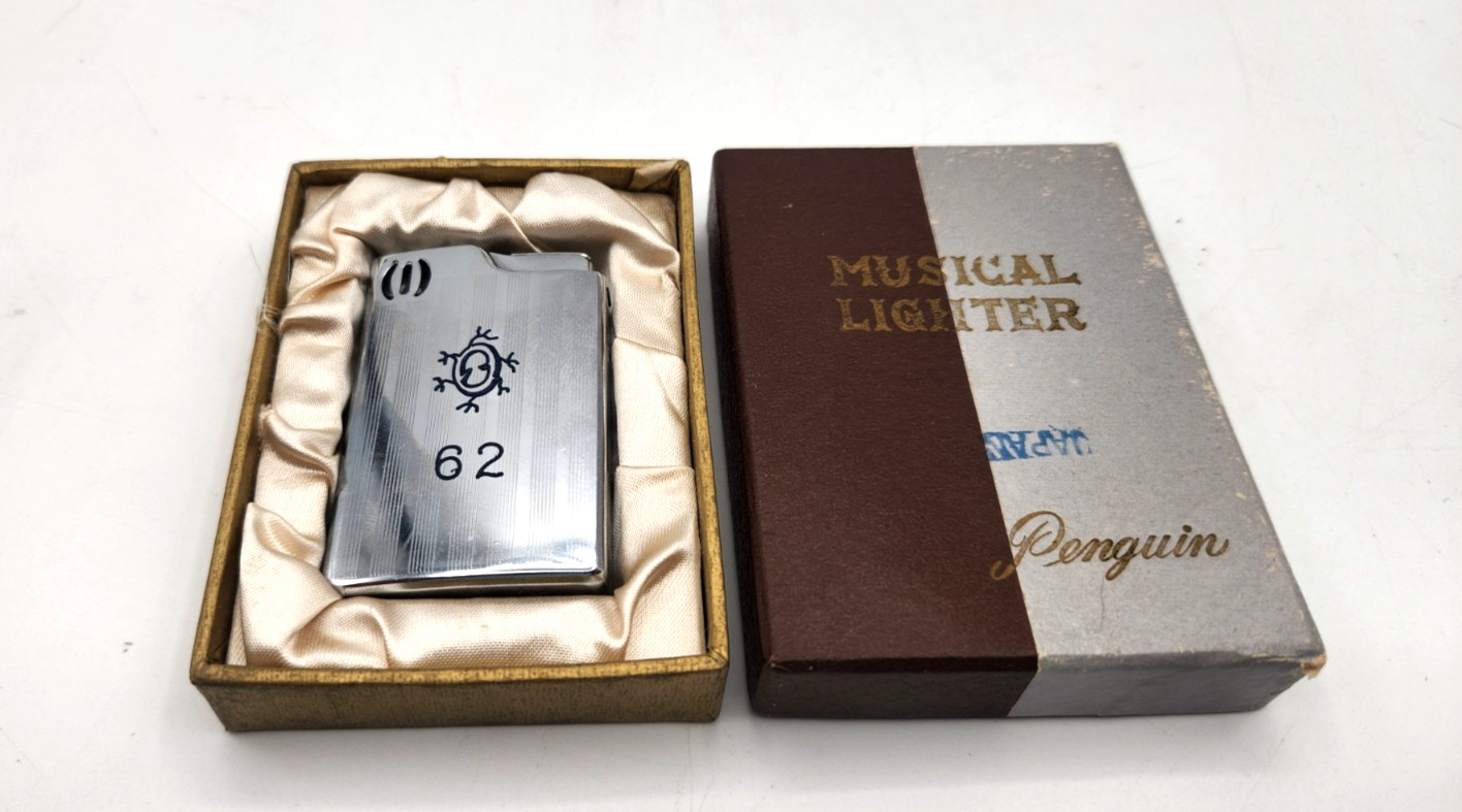 OLYMPIANS 1962 Mardi Gras New Orleans Krewe Ball Favor Musical Lighter Orig Box